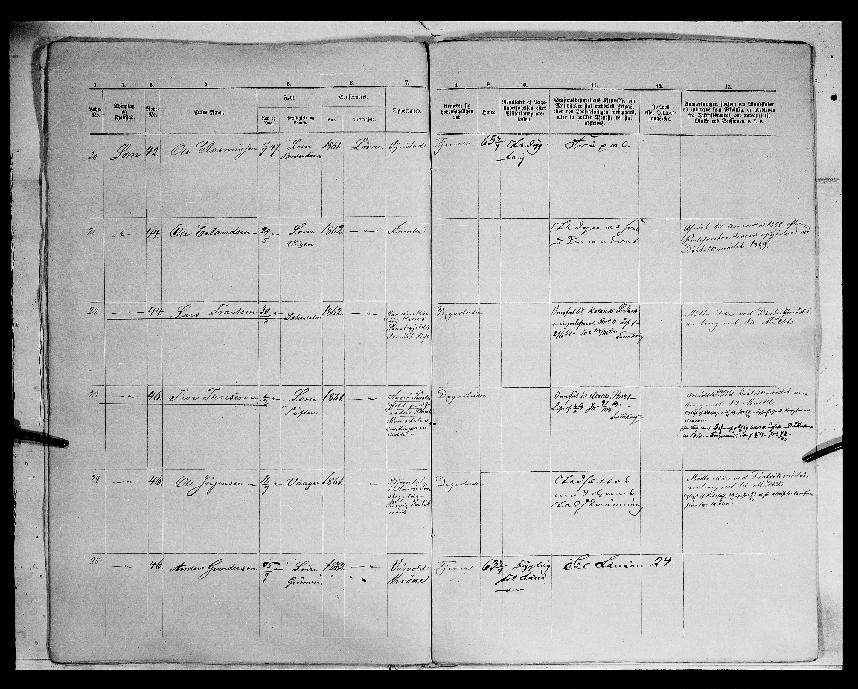 Fylkesmannen i Oppland, AV/SAH-FYO-002/1/K/Kg/L1175: Heidal, Sel, Vågå, Lom og Skjåk, 1860-1879, p. 277