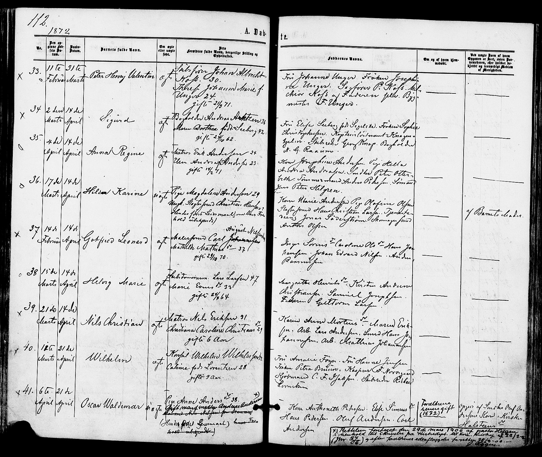 Tønsberg kirkebøker, AV/SAKO-A-330/F/Fa/L0009: Parish register (official) no. I 9, 1865-1873, p. 112