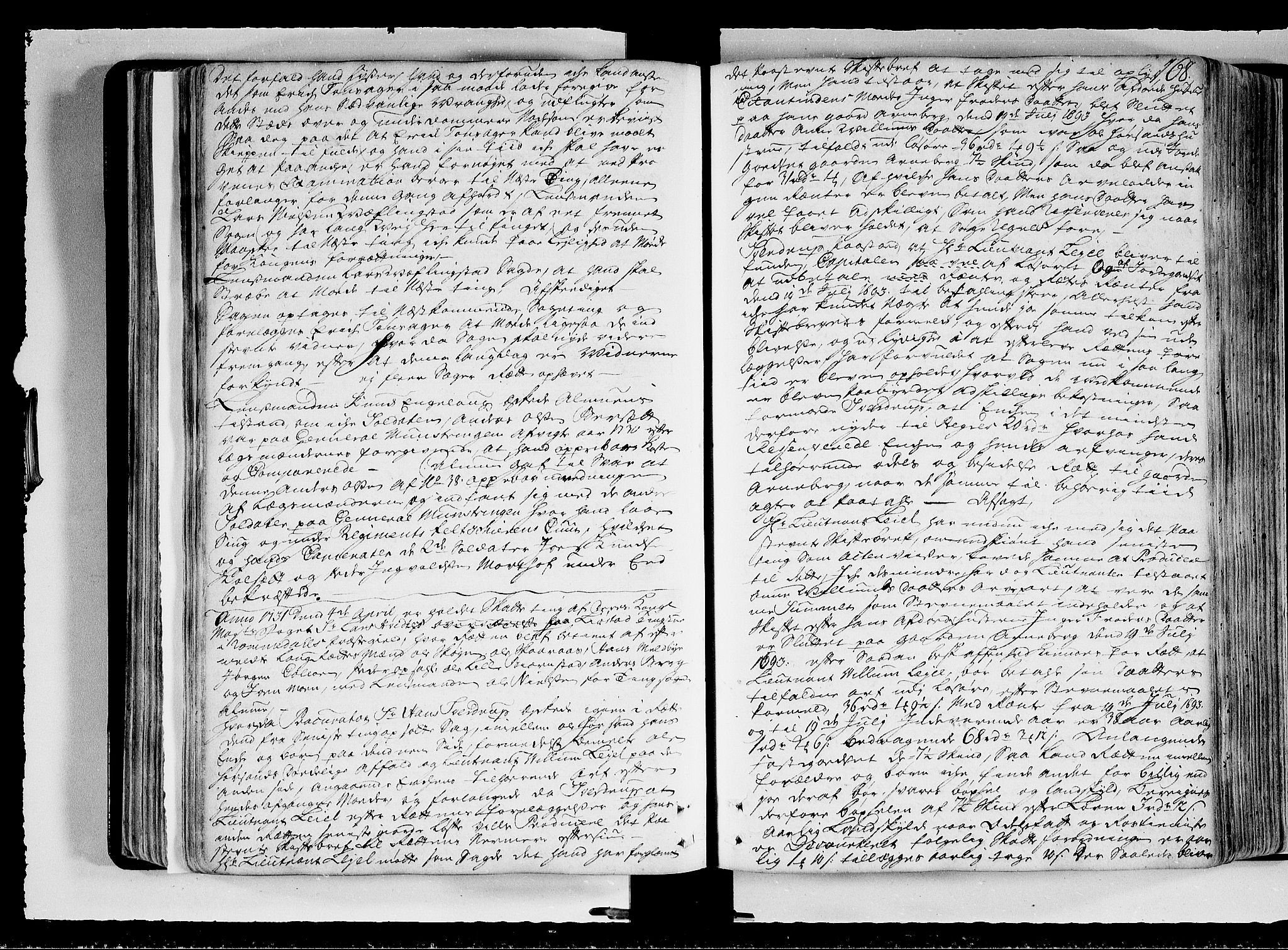 Hedemarken sorenskriveri, SAH/TING-034/G/Gb/L0042: Tingbok, 1729-1732, p. 167b-168a
