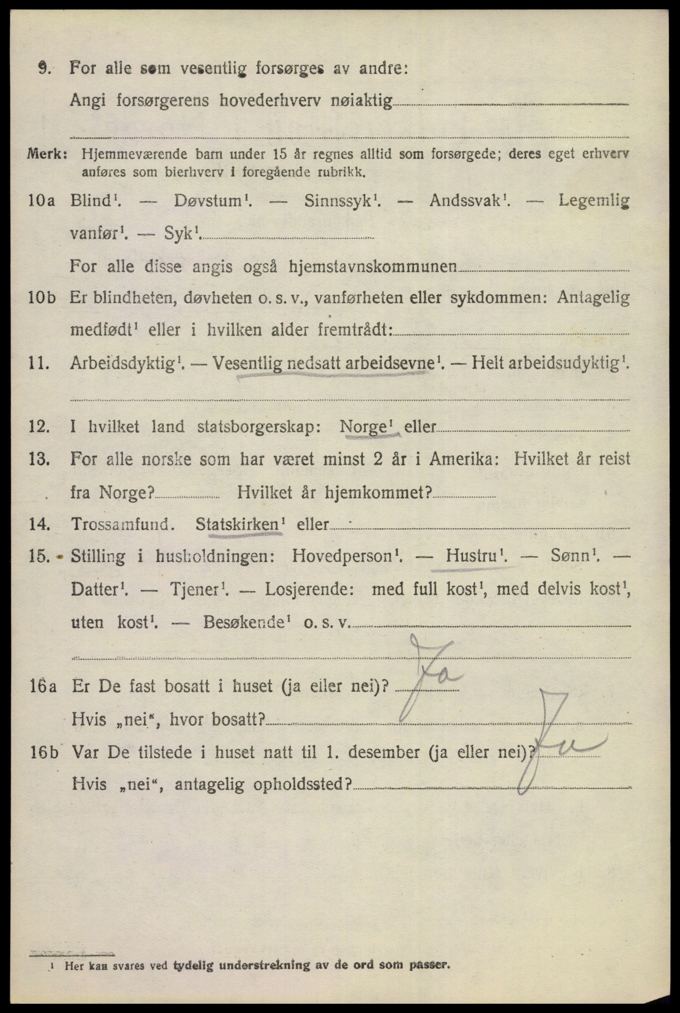 SAKO, 1920 census for Nes (Buskerud), 1920, p. 2823