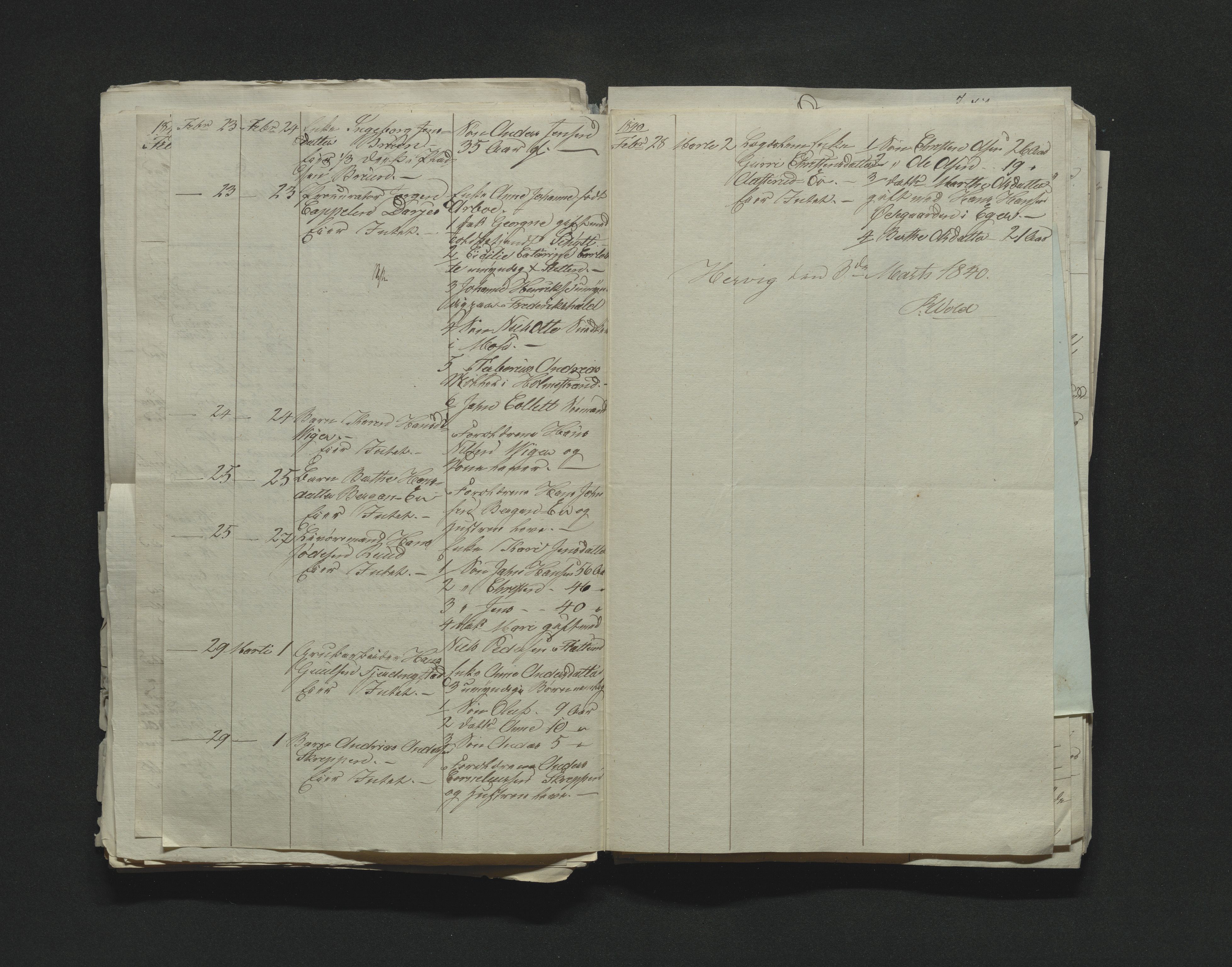 Eiker, Modum og Sigdal sorenskriveri, AV/SAKO-A-123/H/Ha/Hab/L0005: Dødsfallsmeldinger, 1837-1840
