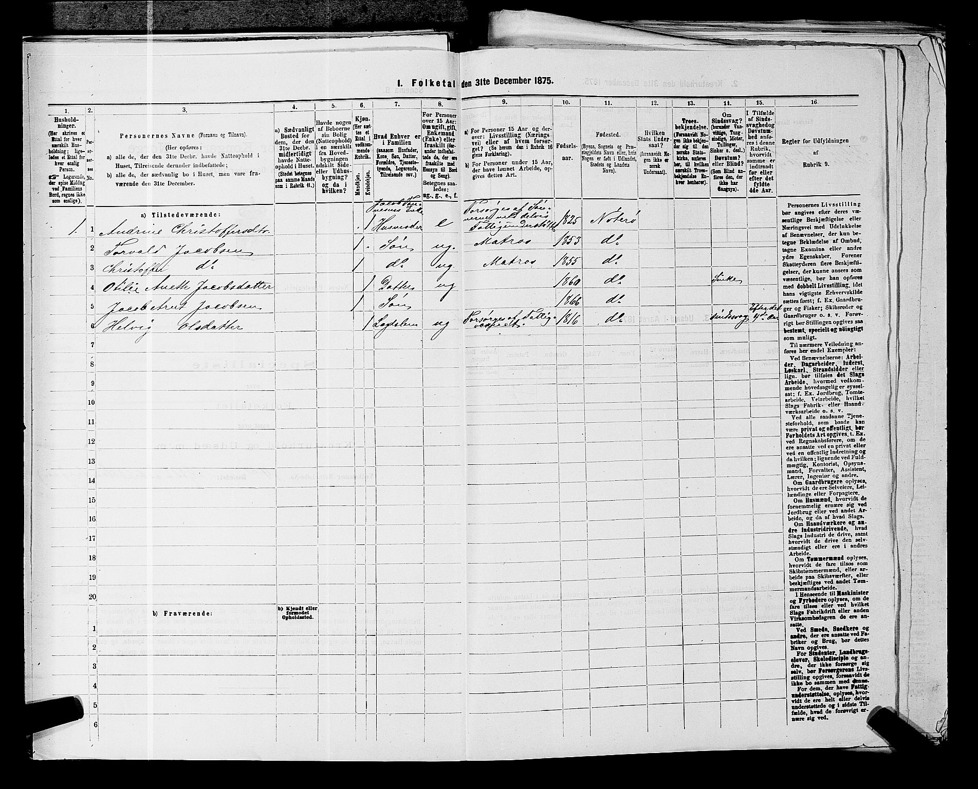 SAKO, 1875 census for 0722P Nøtterøy, 1875, p. 792