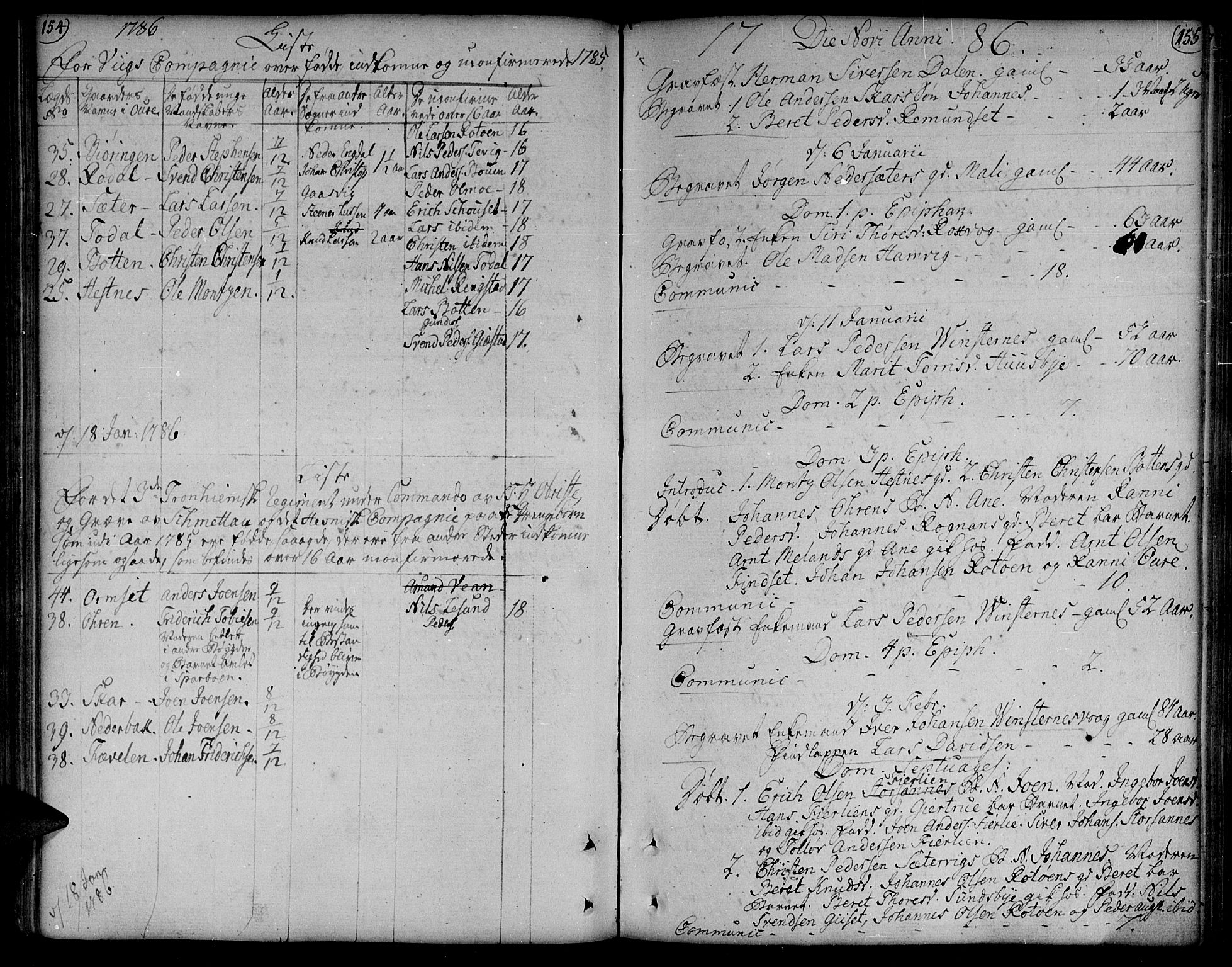 Ministerialprotokoller, klokkerbøker og fødselsregistre - Møre og Romsdal, AV/SAT-A-1454/578/L0902: Parish register (official) no. 578A01, 1772-1819, p. 154-155