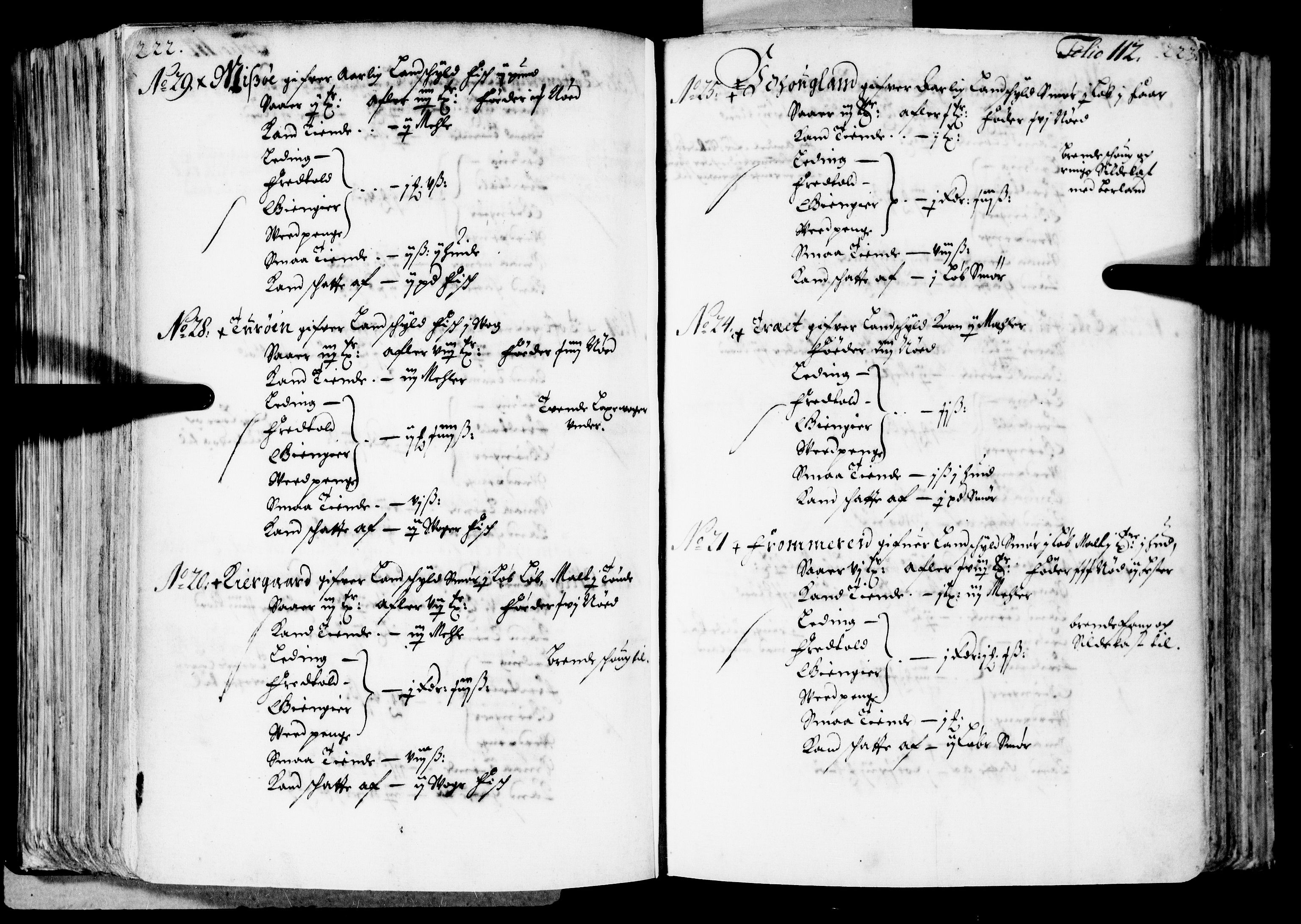 Rentekammeret inntil 1814, Realistisk ordnet avdeling, RA/EA-4070/N/Nb/Nba/L0039: Nordhordland fogderi, 1667, p. 111b-112a