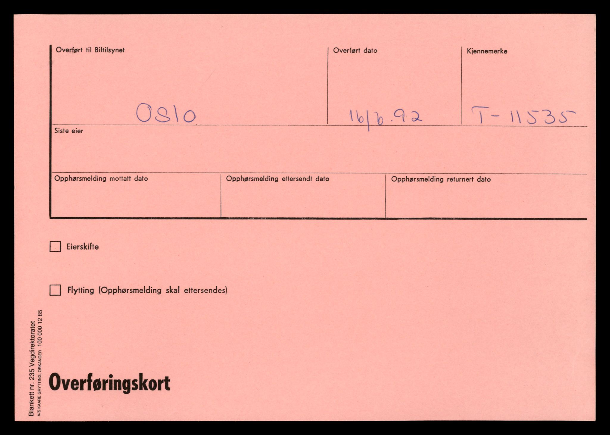 Møre og Romsdal vegkontor - Ålesund trafikkstasjon, AV/SAT-A-4099/F/Fe/L0029: Registreringskort for kjøretøy T 11430 - T 11619, 1927-1998, p. 1858