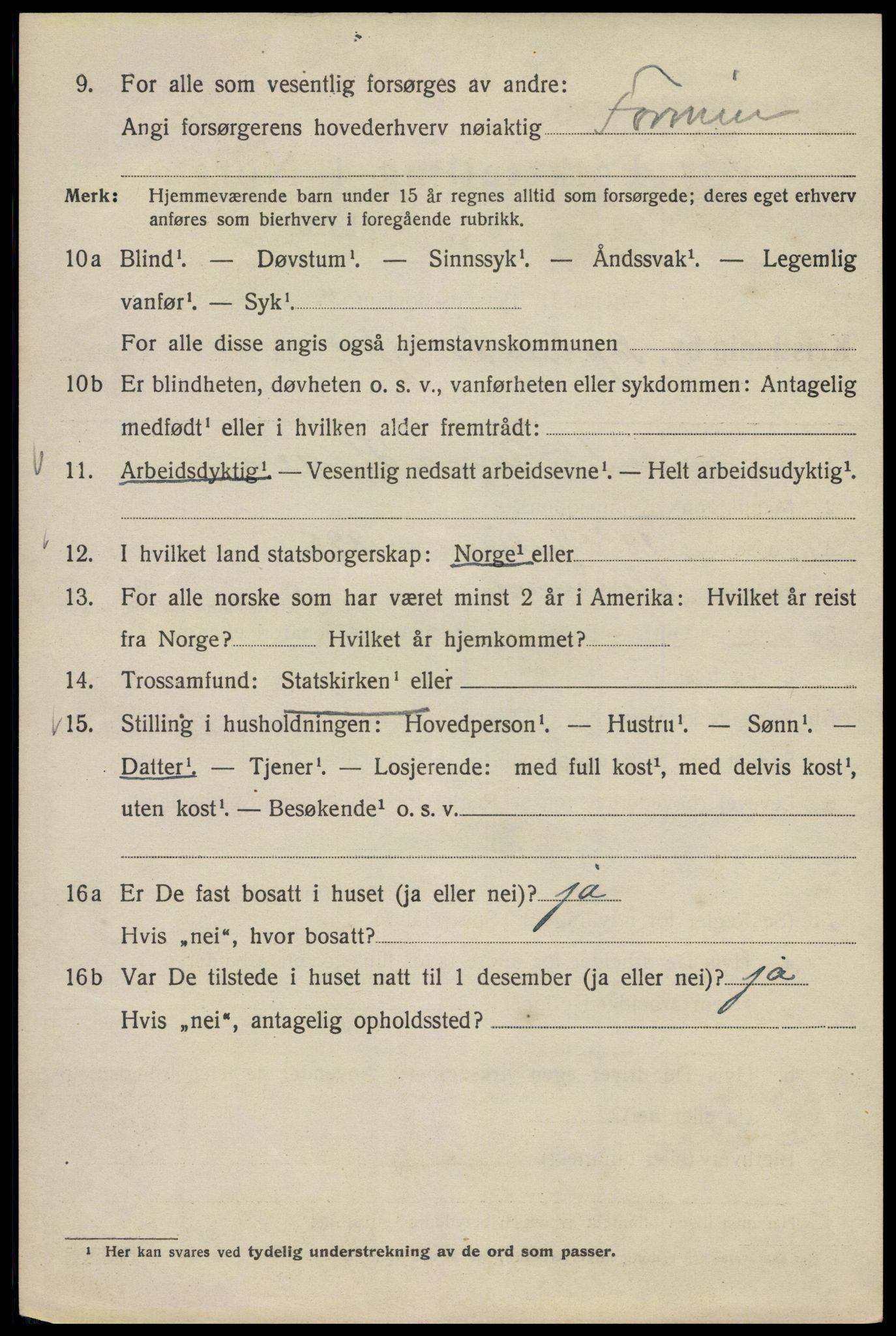 SAO, 1920 census for Kristiania, 1920, p. 528210