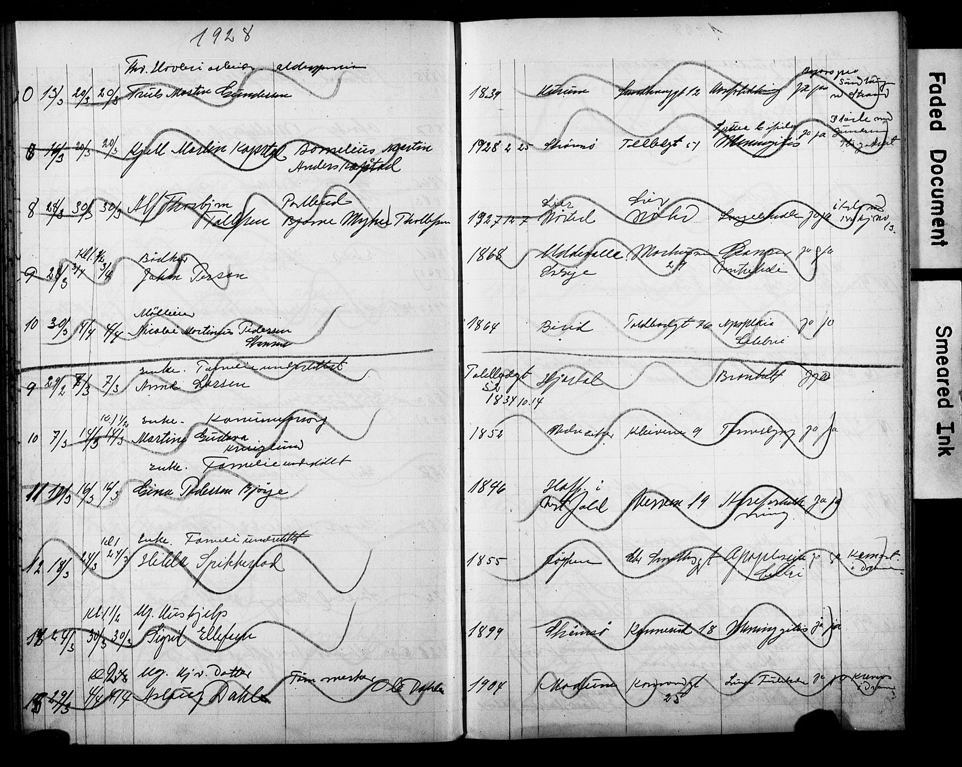 Strømsø kirkebøker, AV/SAKO-A-246/Y/Ya/L0008: Parish register draft no. I 8, 1916-1931