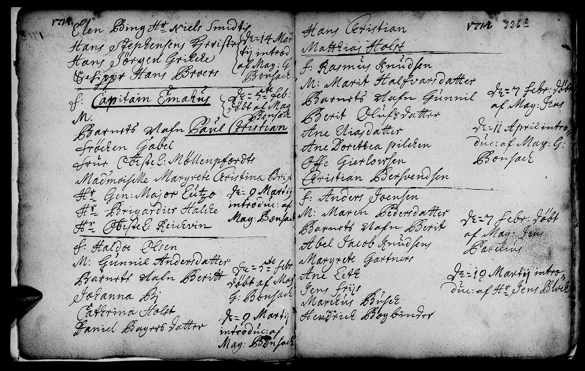 Ministerialprotokoller, klokkerbøker og fødselsregistre - Sør-Trøndelag, SAT/A-1456/601/L0035: Parish register (official) no. 601A03, 1713-1728, p. 226e