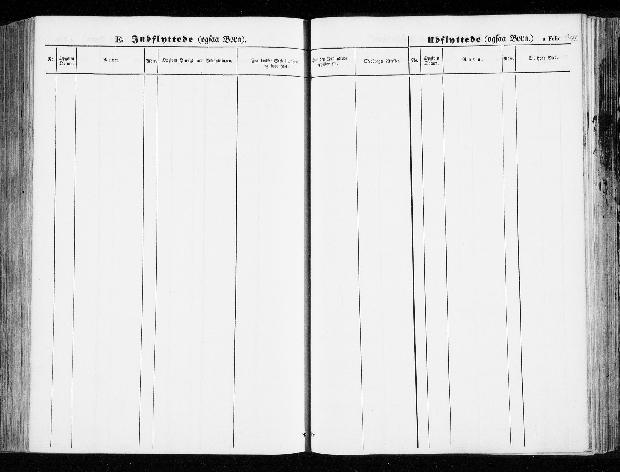 Hammerfest sokneprestkontor, AV/SATØ-S-1347/H/Ha/L0004.kirke: Parish register (official) no. 4, 1843-1856, p. 341