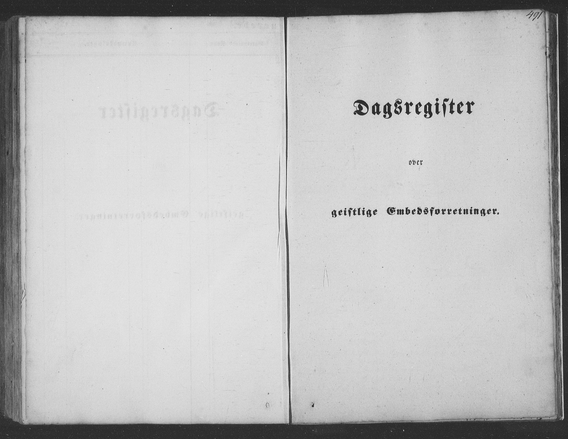 Haus sokneprestembete, SAB/A-75601/H/Haa: Parish register (official) no. A 16 II, 1848-1857, p. 491