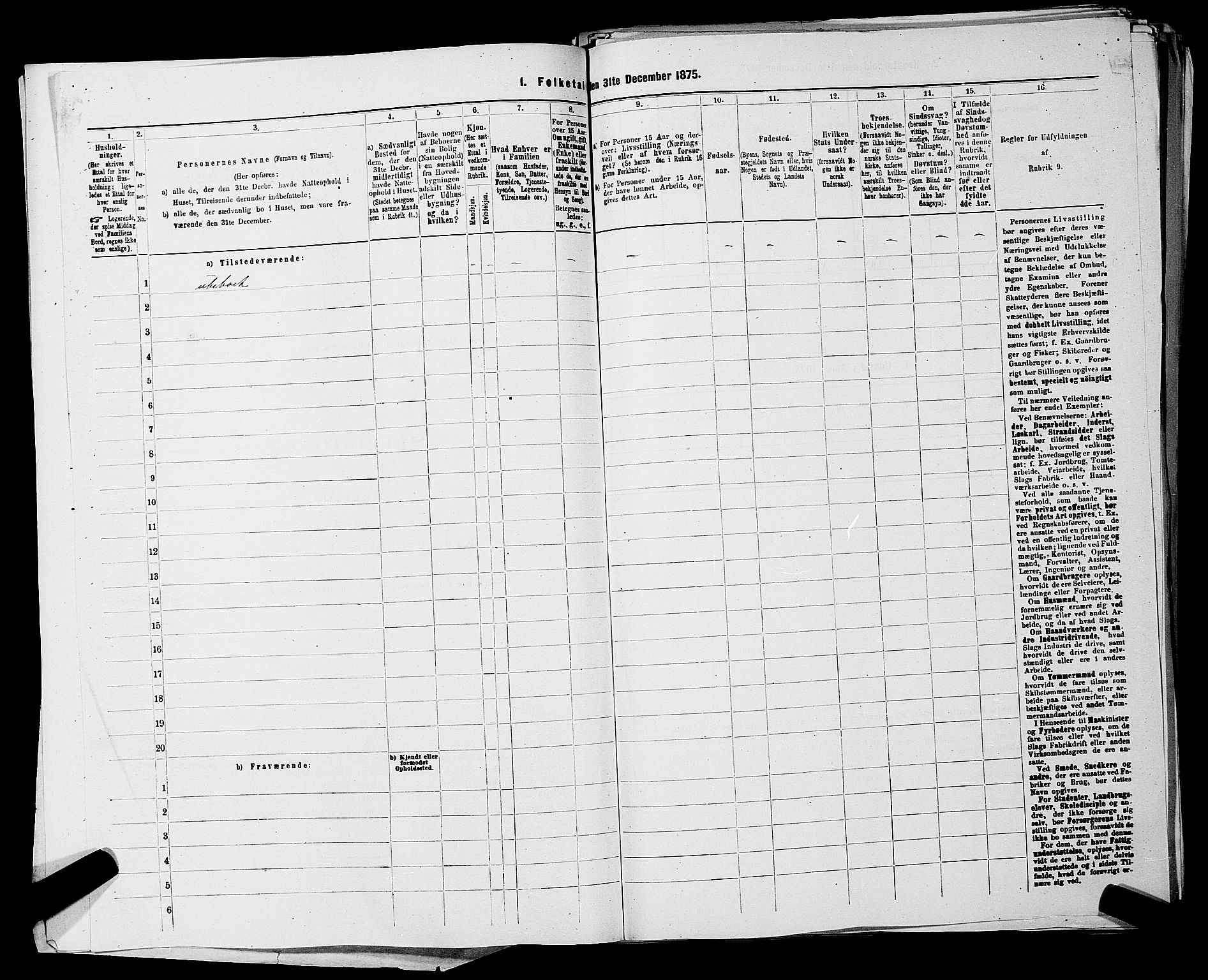 RA, 1875 census for 0218bP Østre Aker, 1875, p. 3023