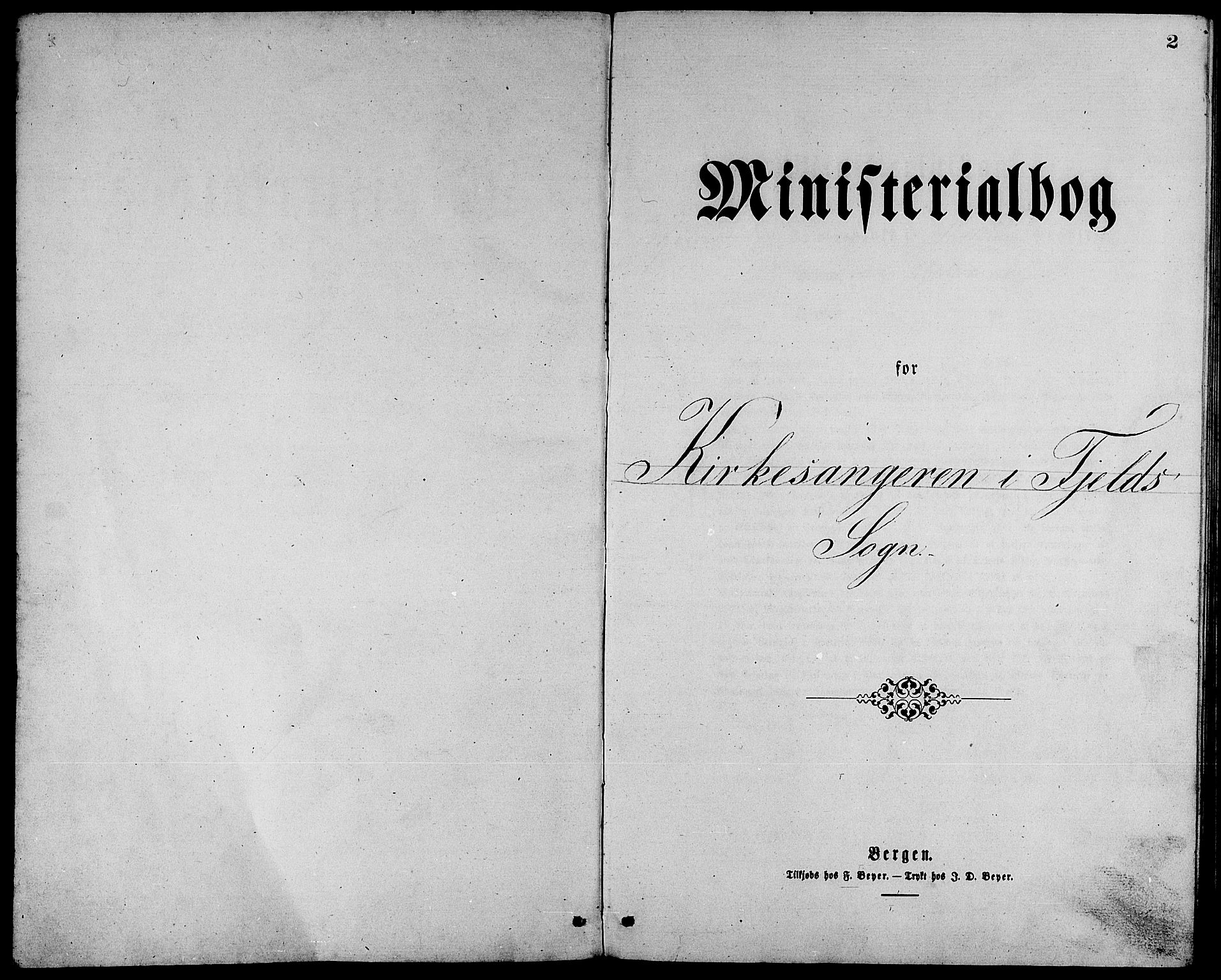 Fjell sokneprestembete, SAB/A-75301/H/Hab: Parish register (copy) no. A 3, 1866-1879, p. 2
