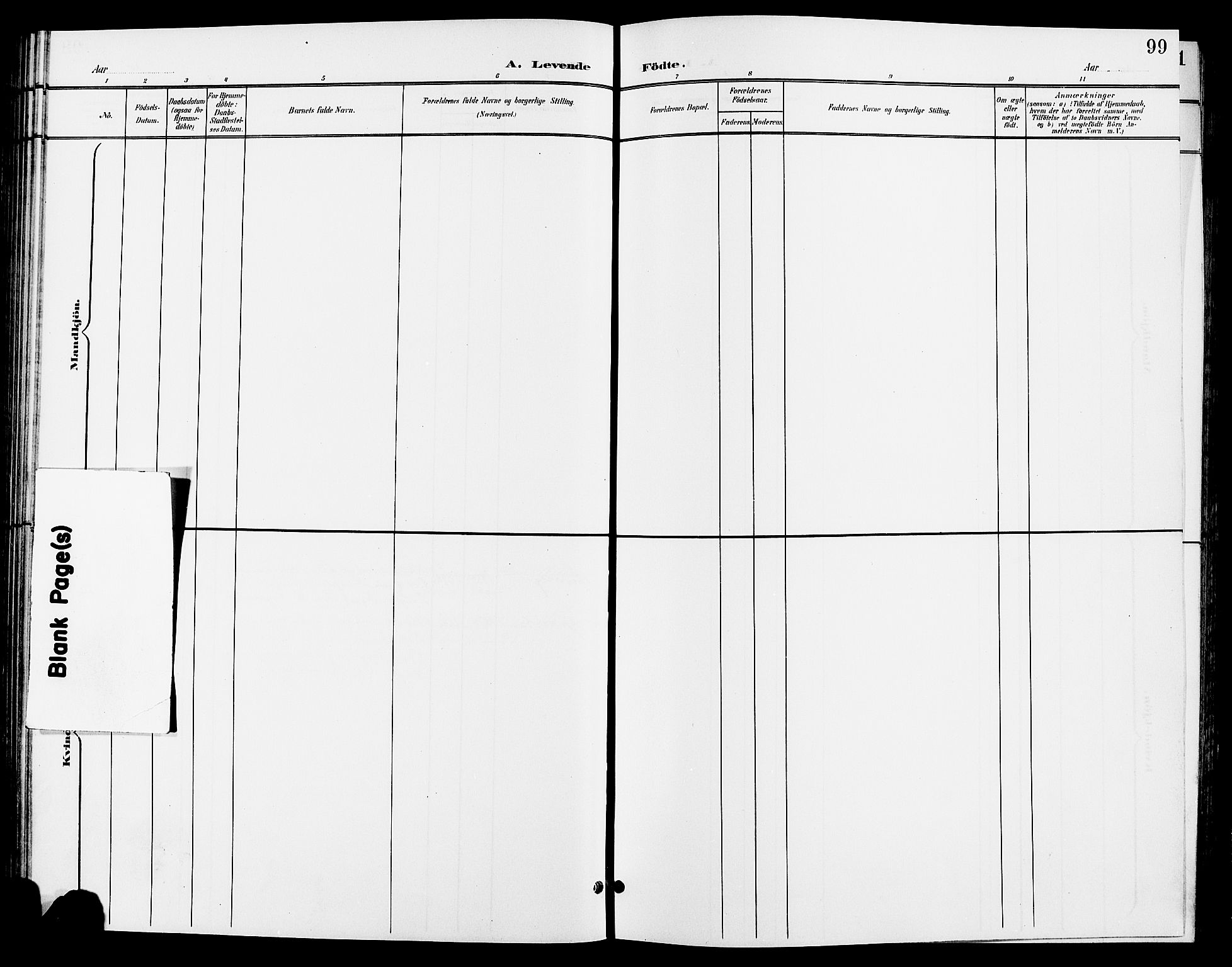 Tynset prestekontor, SAH/PREST-058/H/Ha/Hab/L0009: Parish register (copy) no. 9, 1900-1914, p. 99