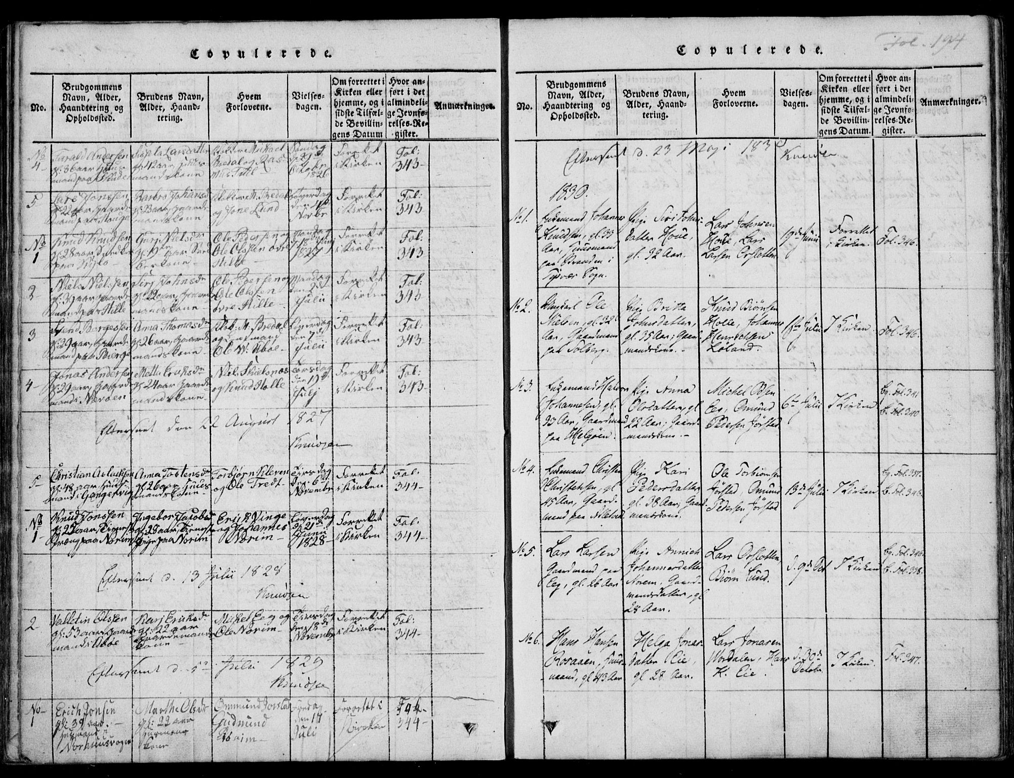 Nedstrand sokneprestkontor, SAST/A-101841/01/IV: Parish register (official) no. A 7, 1816-1870, p. 194