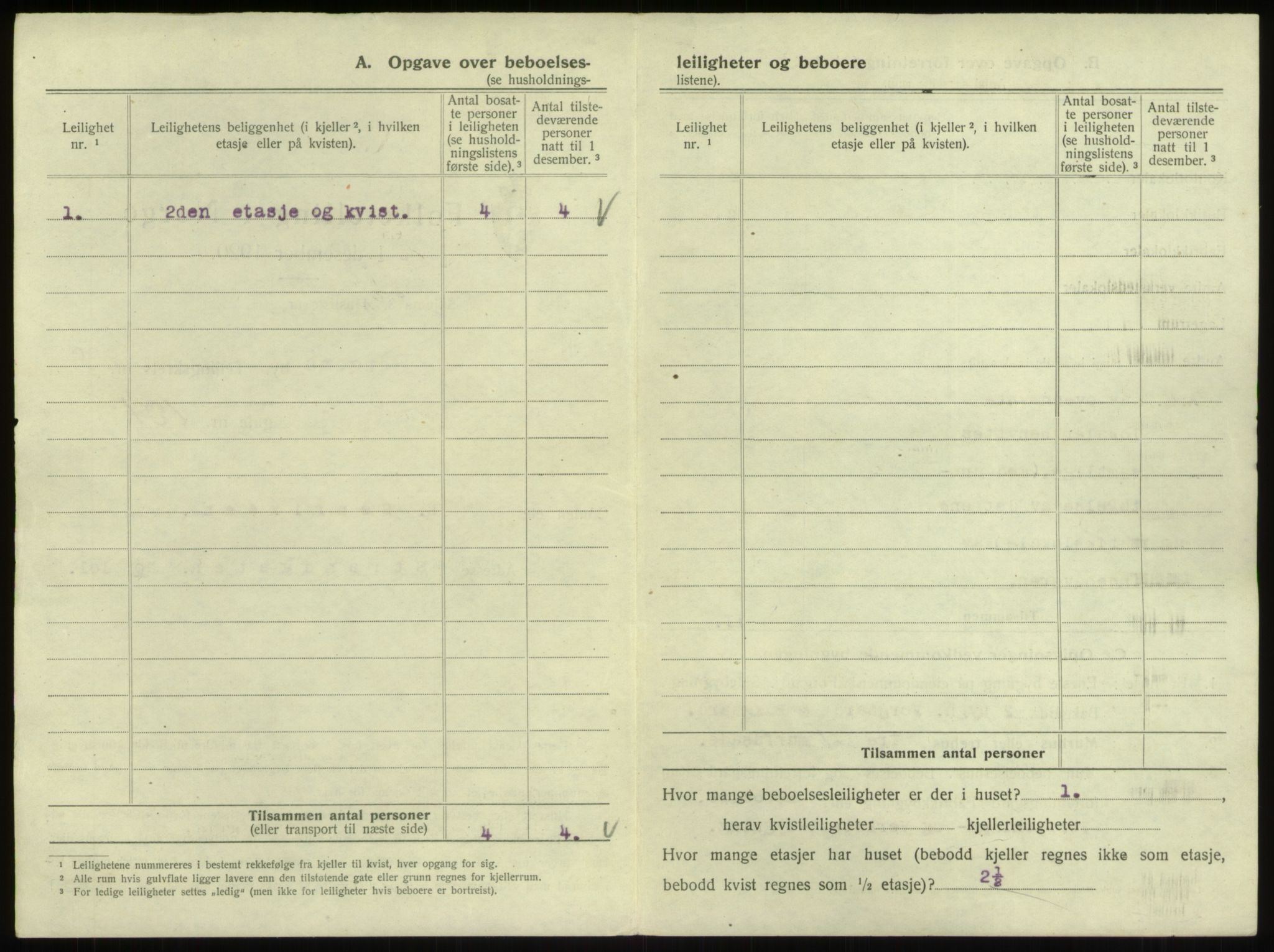 SAB, 1920 census for Bergen, 1920, p. 3310