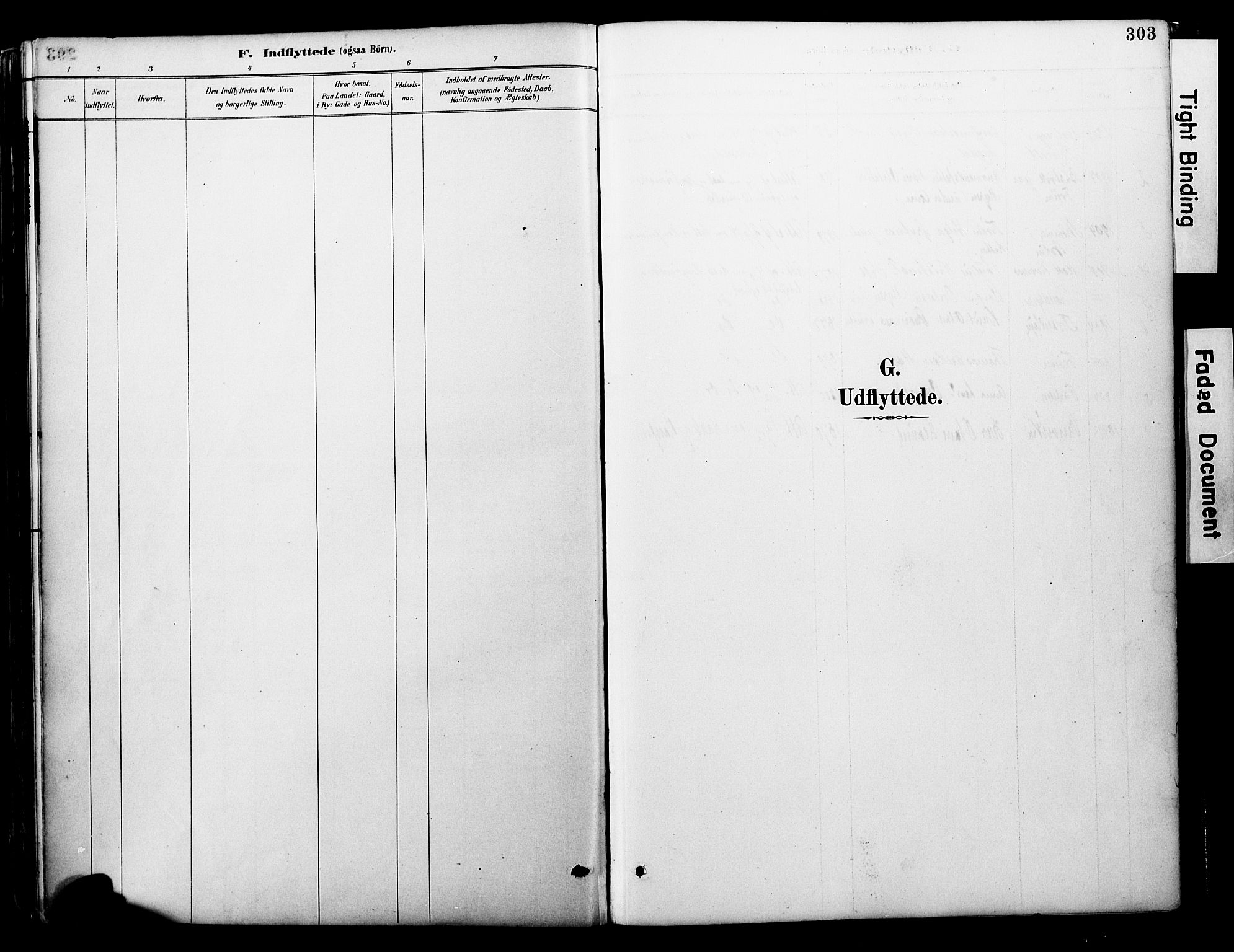Ministerialprotokoller, klokkerbøker og fødselsregistre - Møre og Romsdal, SAT/A-1454/578/L0907: Parish register (official) no. 578A06, 1887-1904, p. 303