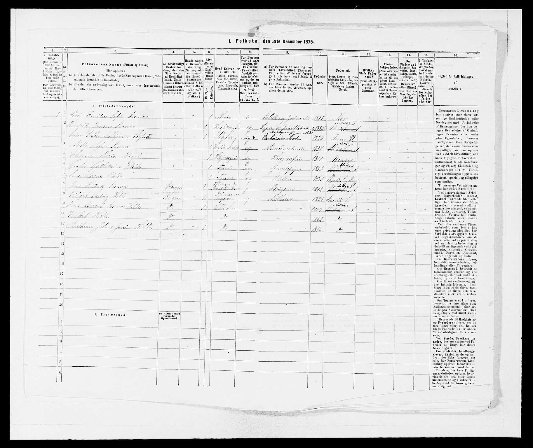 SAB, 1875 census for 1247P Askøy, 1875, p. 1395