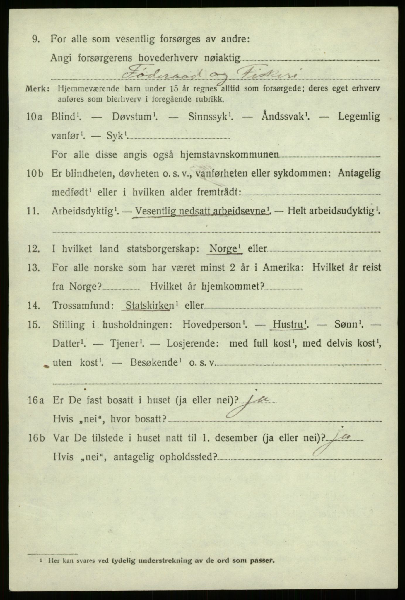 SAB, 1920 census for Davik, 1920, p. 5084