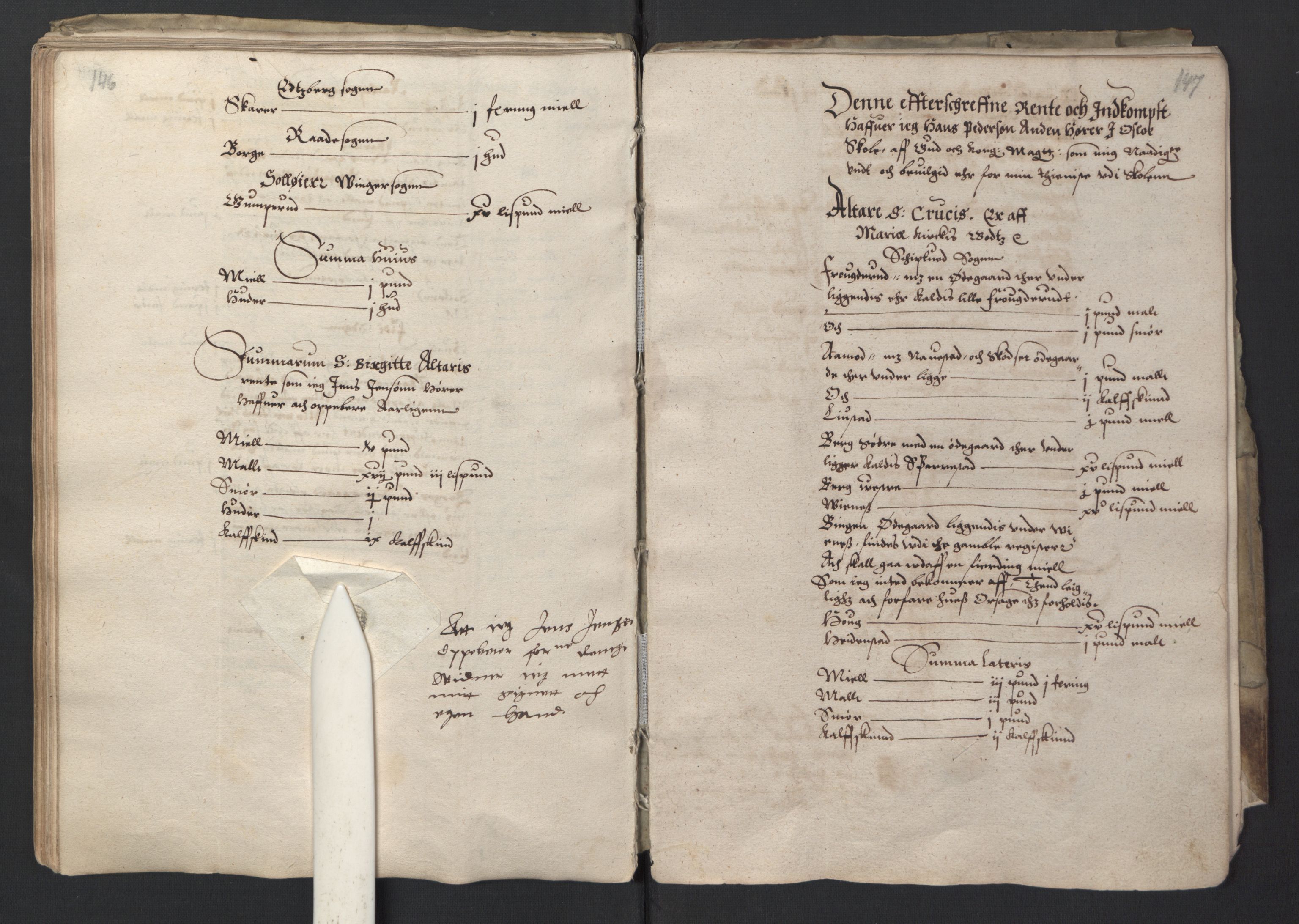 Stattholderembetet 1572-1771, AV/RA-EA-2870/Ek/L0001/0001: Jordebøker før 1624 og til utligning av garnisonsskatt 1624-1626: / Jordebok for Oslo kapitel, 1595, p. 87