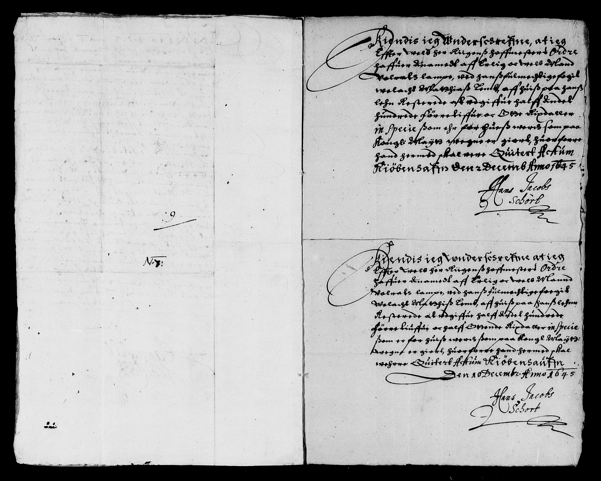 Rentekammeret inntil 1814, Reviderte regnskaper, Lensregnskaper, AV/RA-EA-5023/R/Rb/Rbz/L0032: Nordlandenes len, 1640-1644