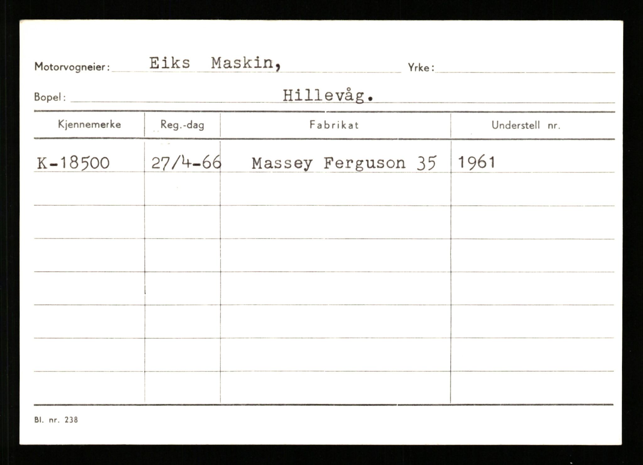 Stavanger trafikkstasjon, AV/SAST-A-101942/0/G/L0004: Registreringsnummer: 15497 - 22957, 1930-1971, p. 1337