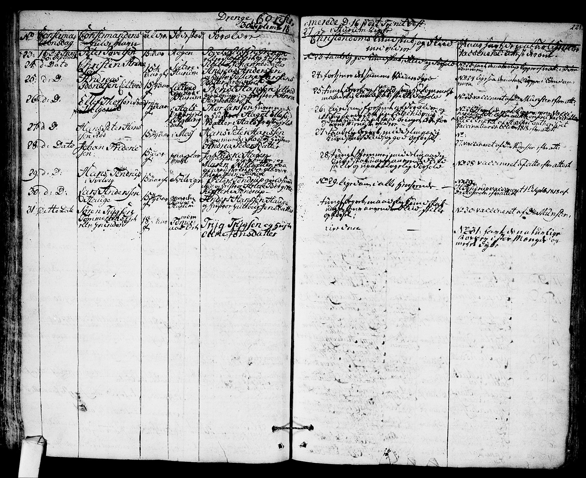 Hurum kirkebøker, AV/SAKO-A-229/F/Fa/L0010: Parish register (official) no. 10, 1827-1846, p. 221