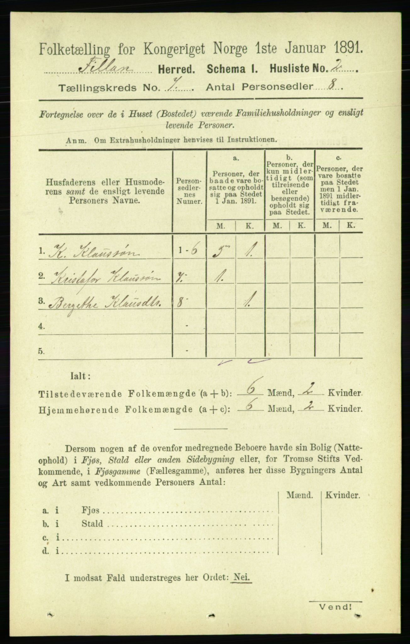 RA, 1891 census for 1616 Fillan, 1891, p. 1549