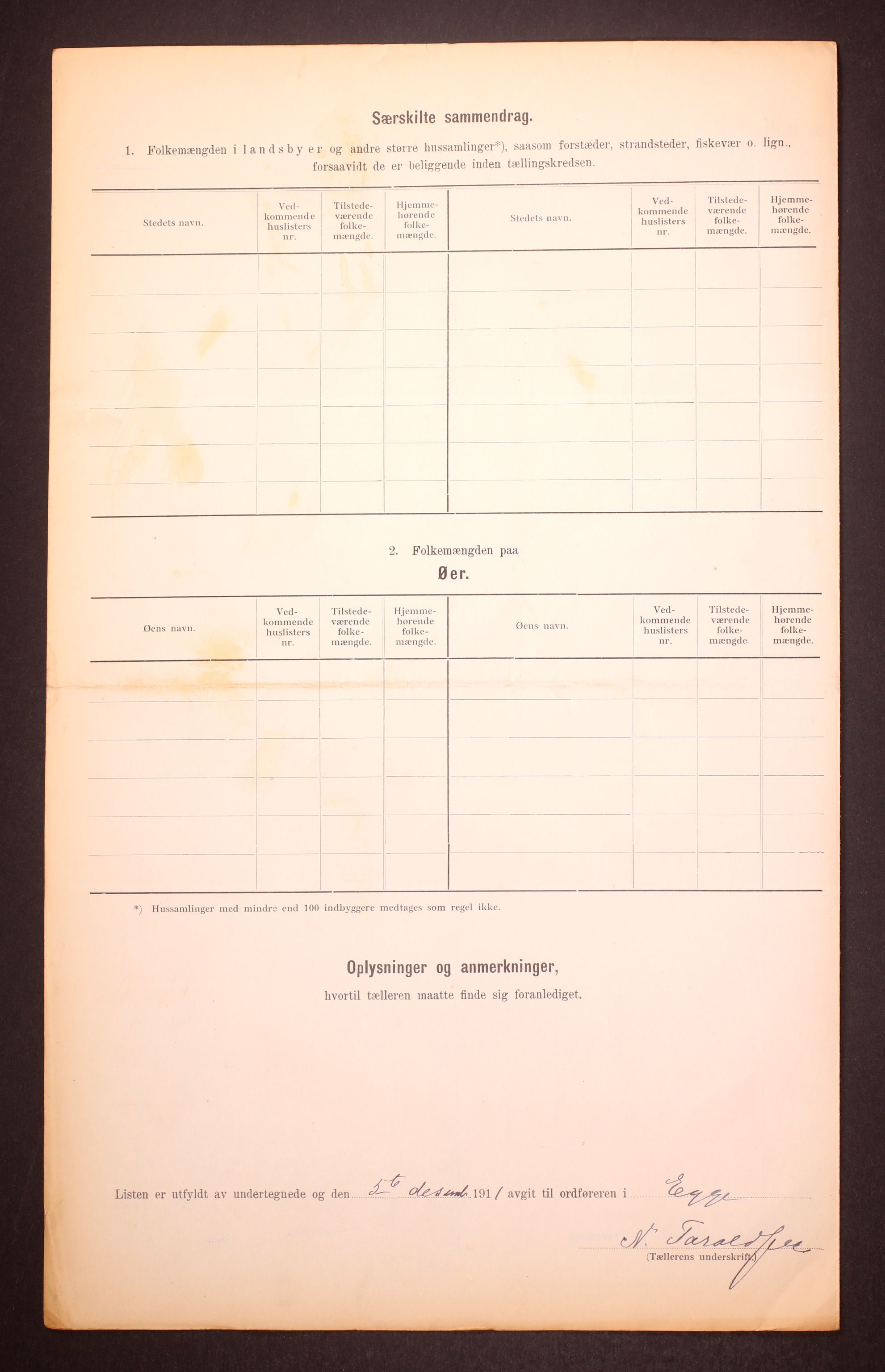 RA, 1910 census for Egge, 1910, p. 12