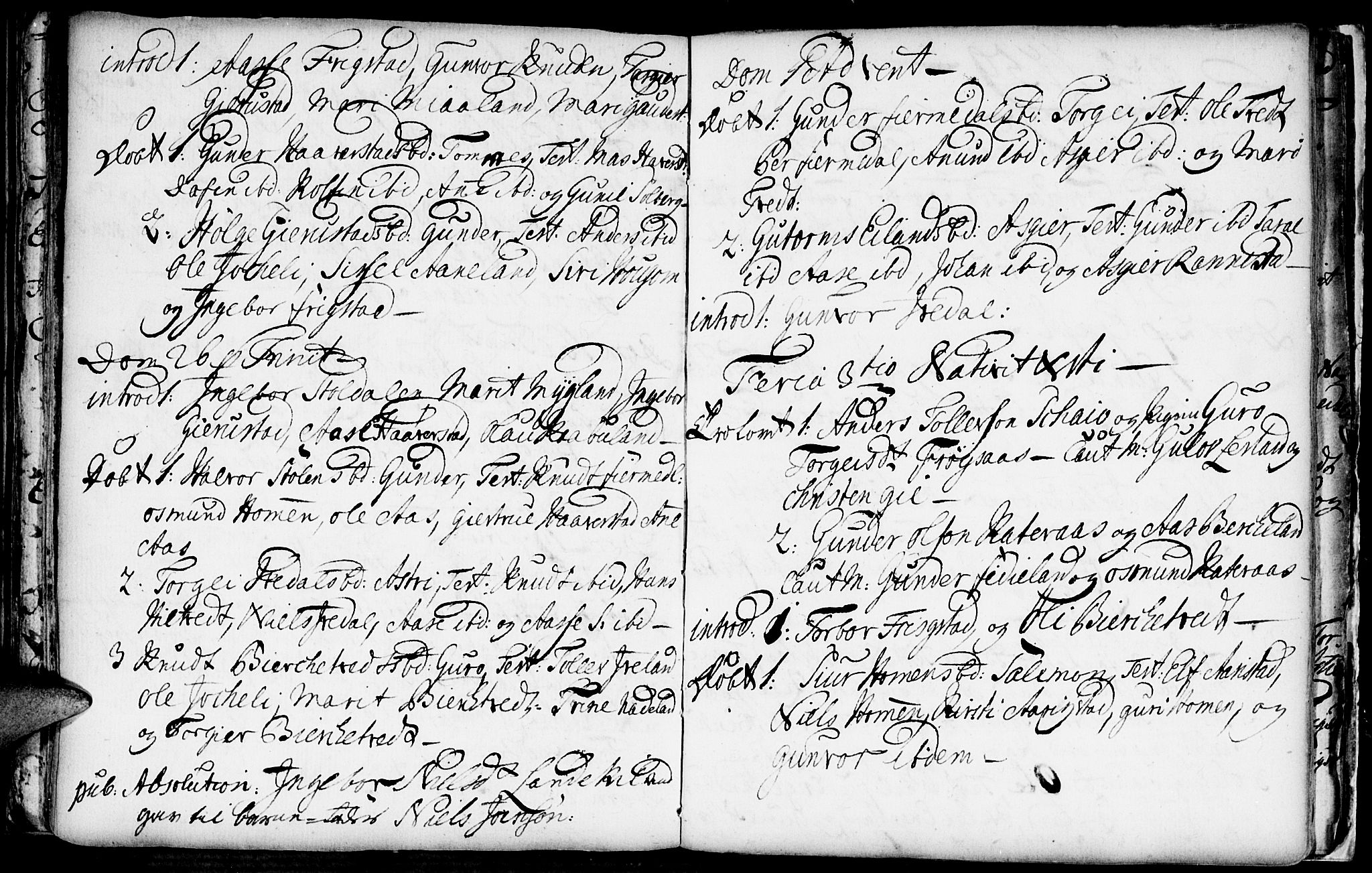 Evje sokneprestkontor, AV/SAK-1111-0008/F/Fa/Fac/L0001: Parish register (official) no. A 1, 1705-1764, p. 313-314