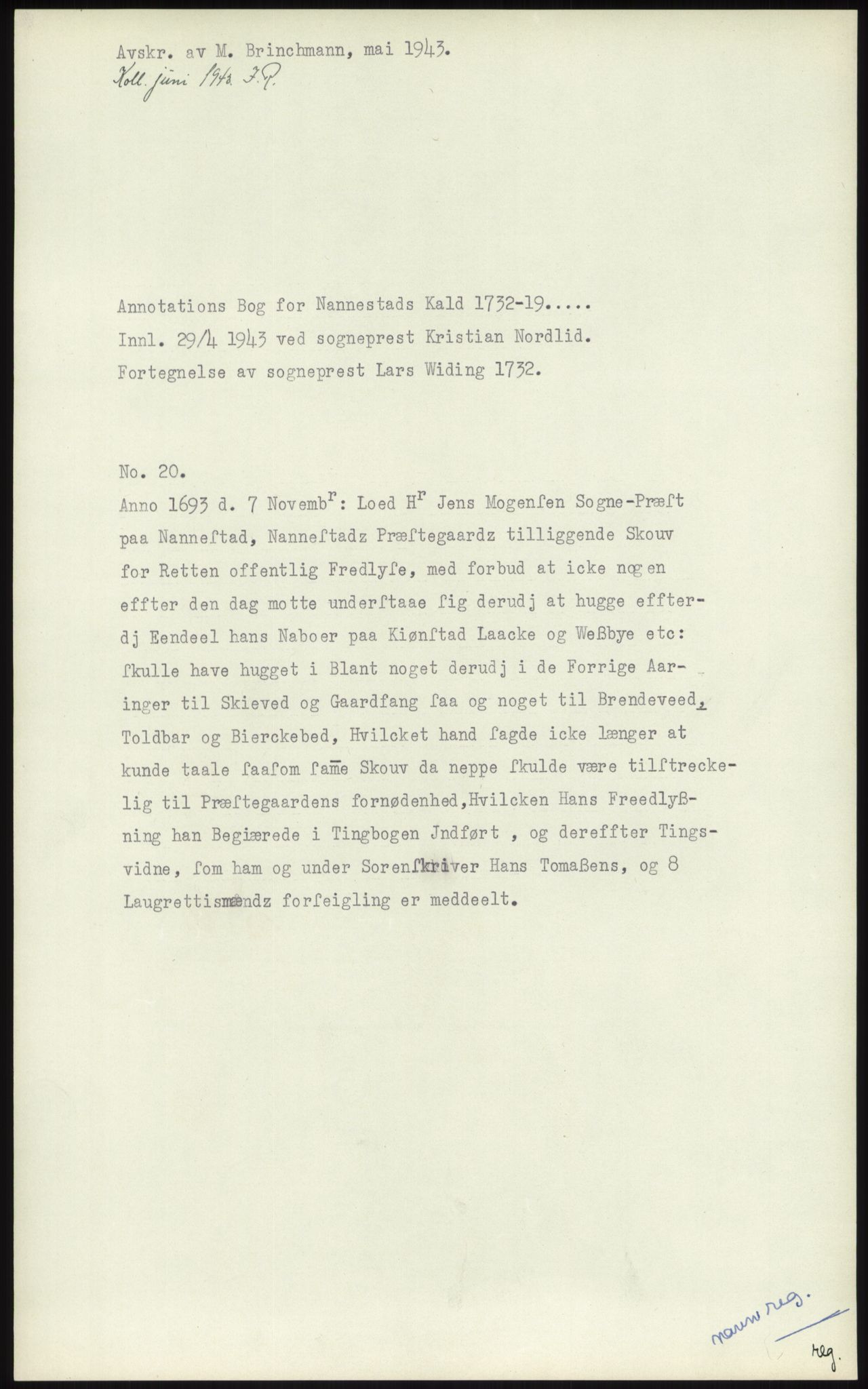 Samlinger til kildeutgivelse, Diplomavskriftsamlingen, RA/EA-4053/H/Ha, p. 1137