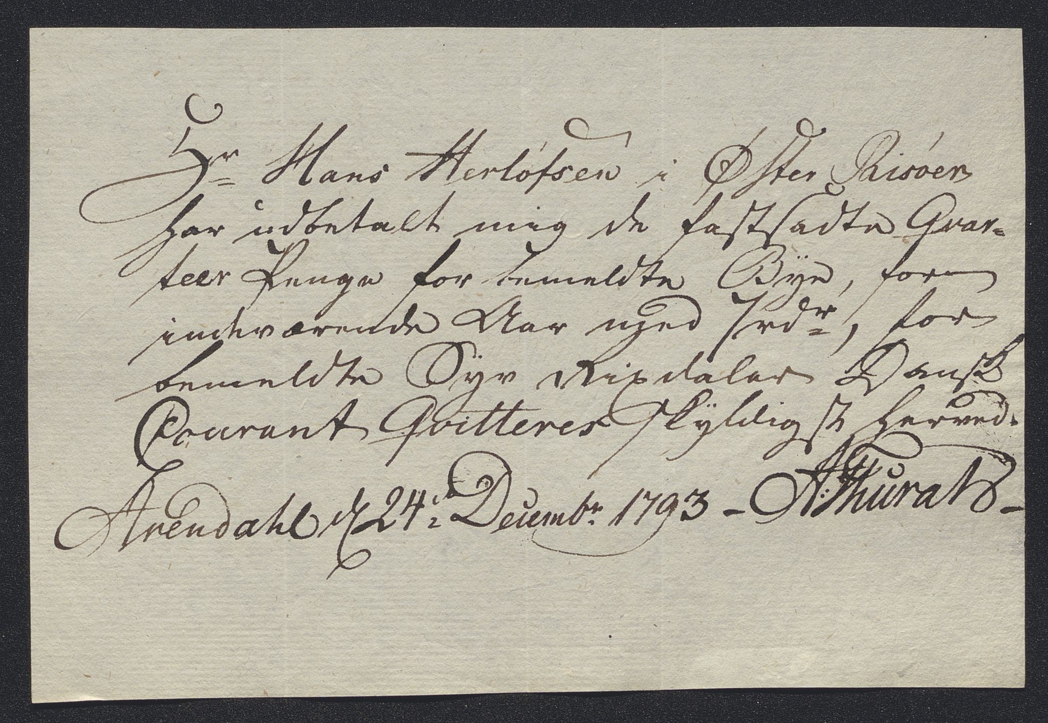 Danske Kanselli 1800-1814, AV/RA-EA-3024/K/Kk/Kka/Kkac/L0234: Kjøpstadregnskap Øster Risør, 1791-1795, p. 276