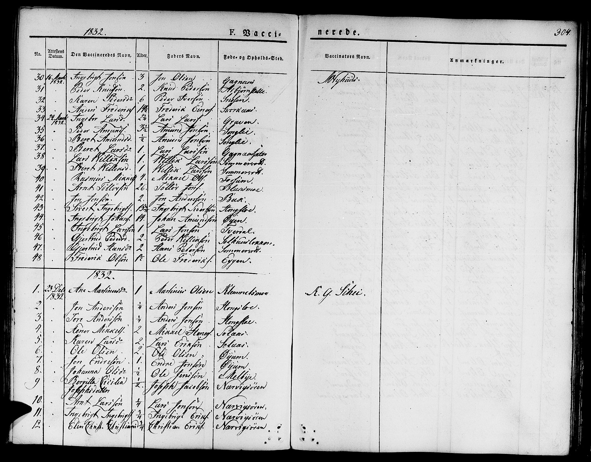 Ministerialprotokoller, klokkerbøker og fødselsregistre - Sør-Trøndelag, AV/SAT-A-1456/668/L0804: Parish register (official) no. 668A04, 1826-1839, p. 304