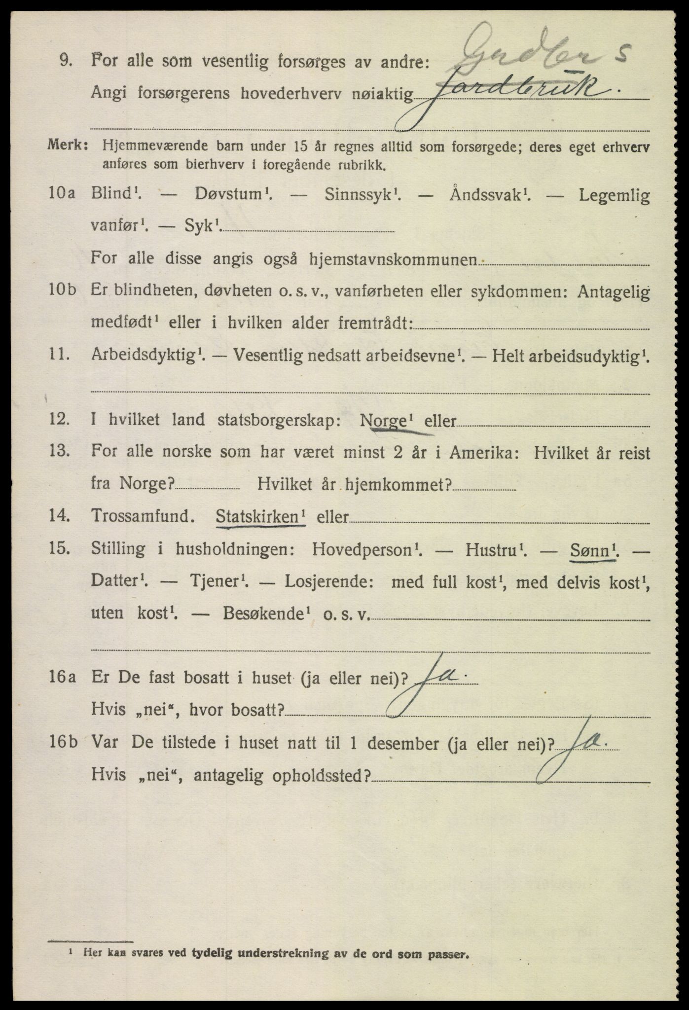 SAH, 1920 census for Nord-Aurdal, 1920, p. 11743