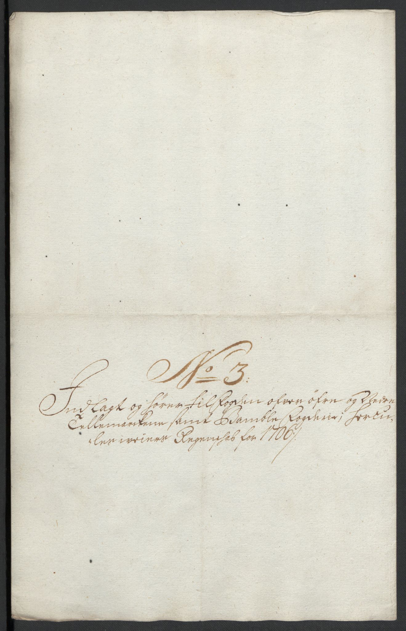 Rentekammeret inntil 1814, Reviderte regnskaper, Fogderegnskap, AV/RA-EA-4092/R36/L2116: Fogderegnskap Øvre og Nedre Telemark og Bamble, 1706-1707, p. 70