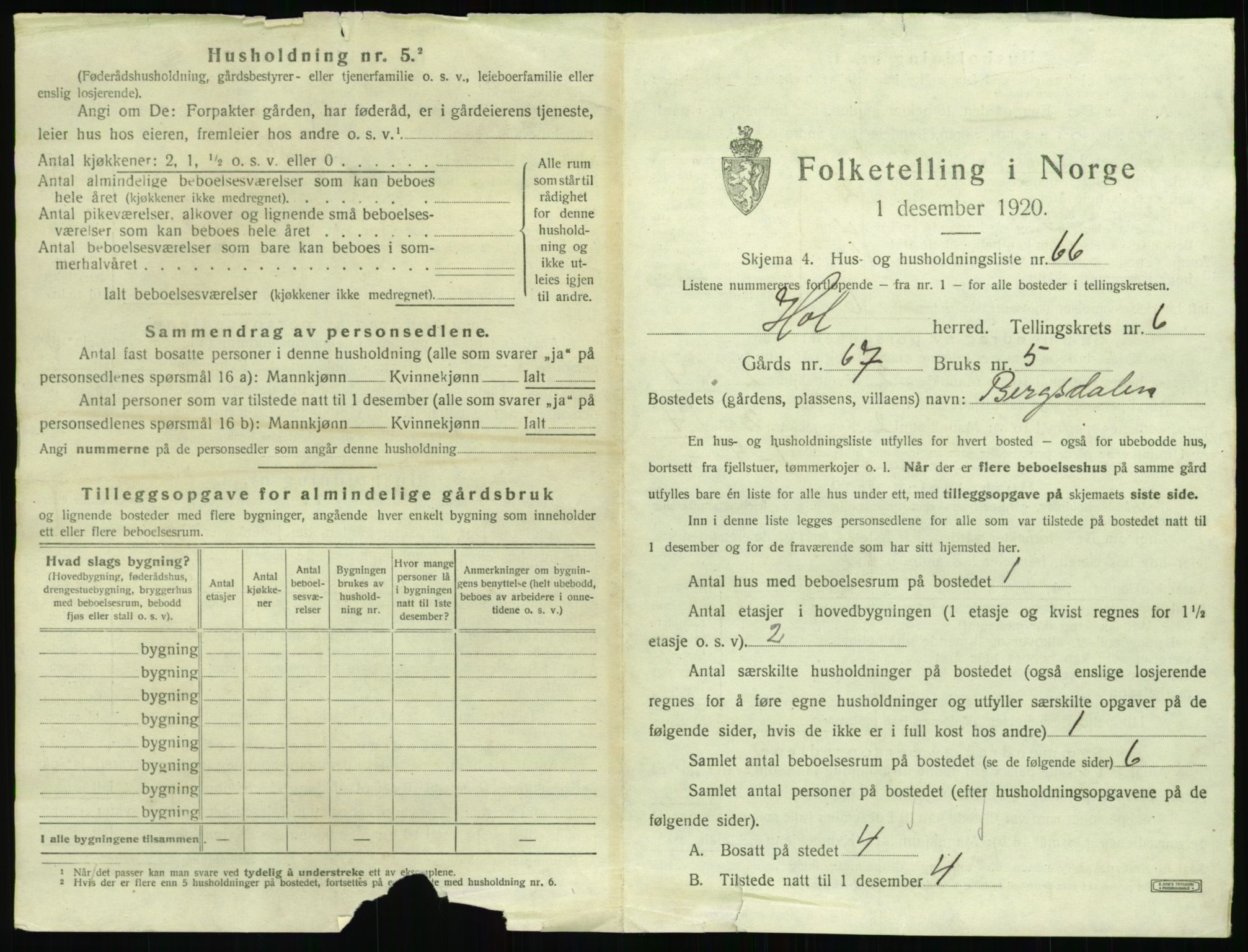 SAT, 1920 census for Hol, 1920, p. 787