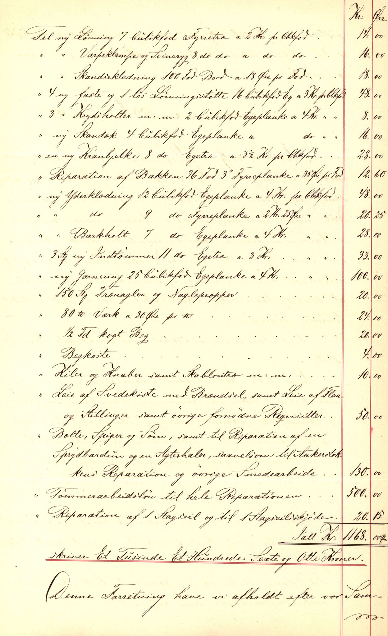 Pa 63 - Østlandske skibsassuranceforening, VEMU/A-1079/G/Ga/L0014/0006: Havaridokumenter / Hasselø, Argonaut, Freyr, 1881, p. 22