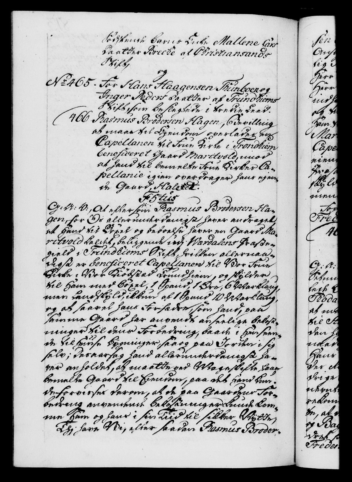 Danske Kanselli 1572-1799, AV/RA-EA-3023/F/Fc/Fca/Fcaa/L0041: Norske registre, 1760-1762, p. 813b