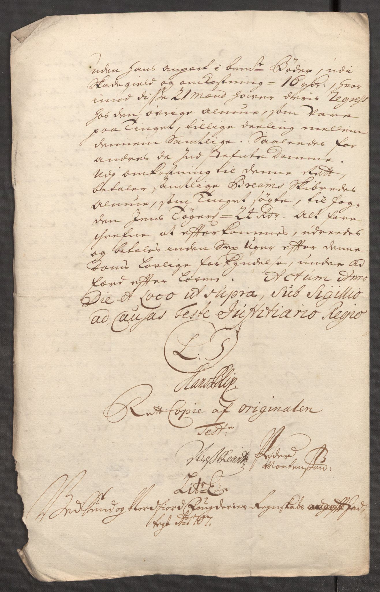 Rentekammeret inntil 1814, Reviderte regnskaper, Fogderegnskap, RA/EA-4092/R53/L3430: Fogderegnskap Sunn- og Nordfjord, 1706-1707, p. 354