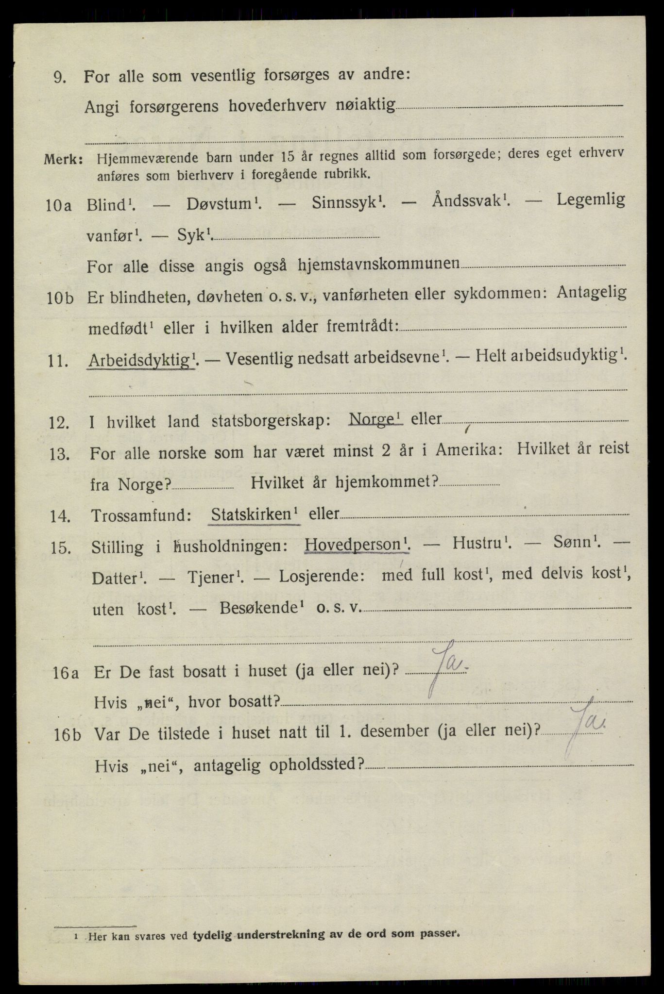 SAKO, 1920 census for Heddal, 1920, p. 5415