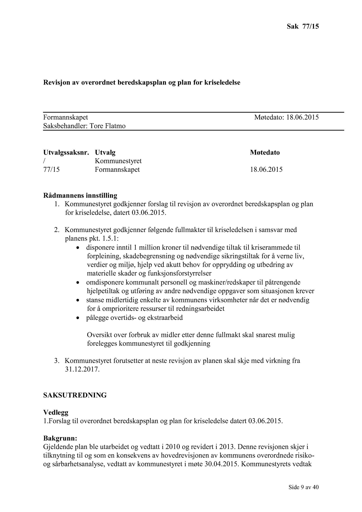 Klæbu Kommune, TRKO/KK/02-FS/L008: Formannsskapet - Møtedokumenter, 2015, p. 1974