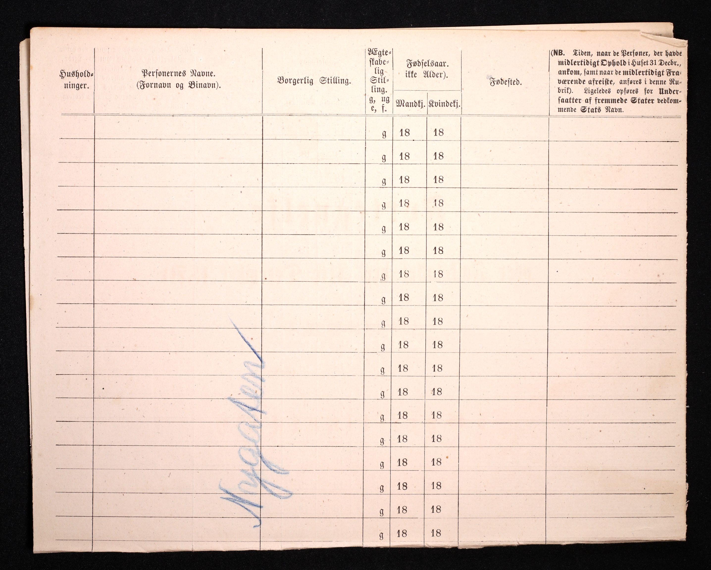 RA, 1870 census for 0301 Kristiania, 1870, p. 2668