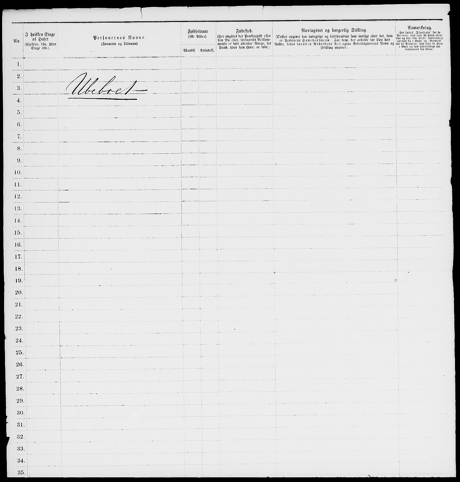 RA, 1885 census for 0301 Kristiania, 1885, p. 1502