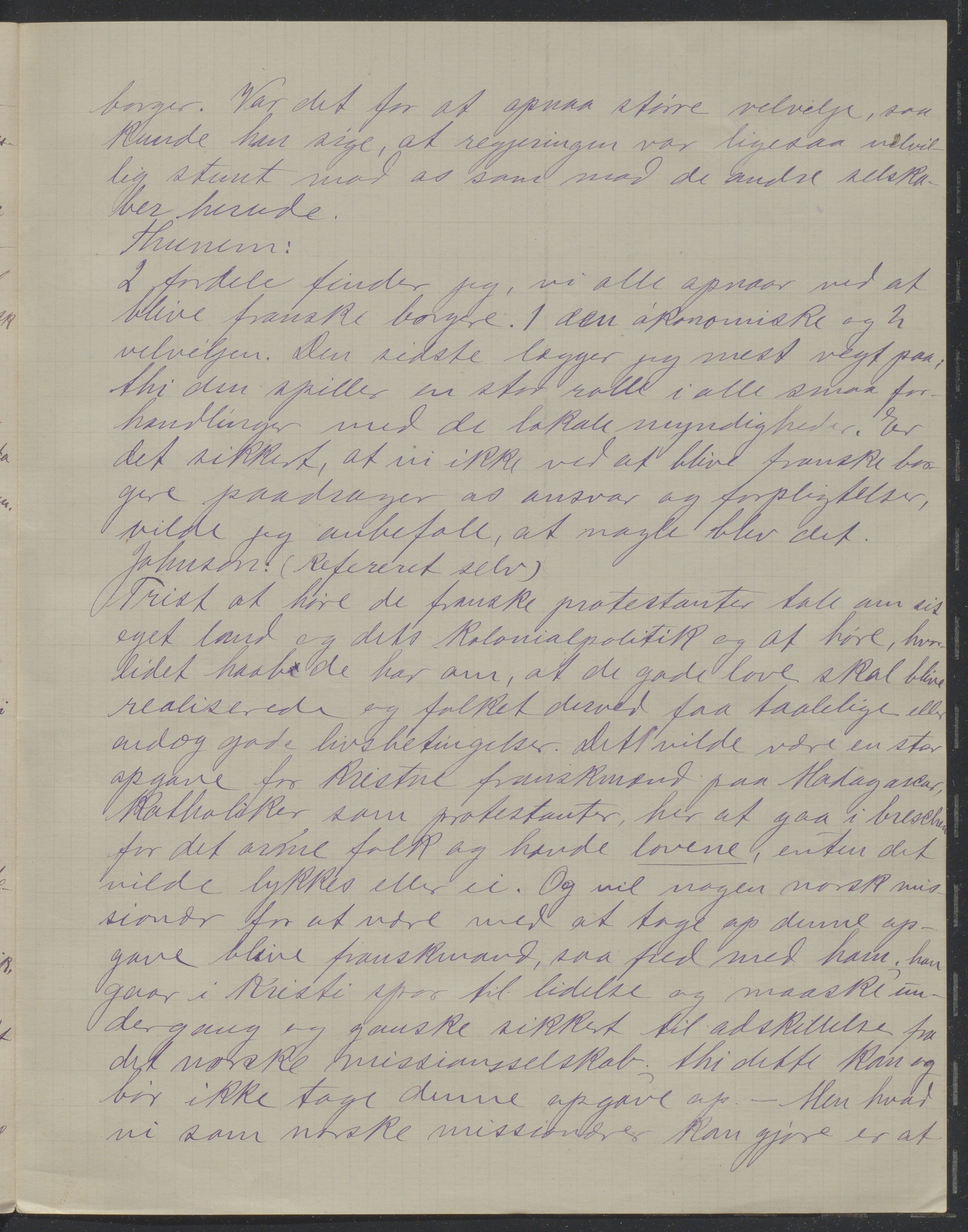 Det Norske Misjonsselskap - hovedadministrasjonen, VID/MA-A-1045/D/Da/Daa/L0043/0009: Konferansereferat og årsberetninger / Konferansereferat fra Madagaskar Innland, del I., 1900