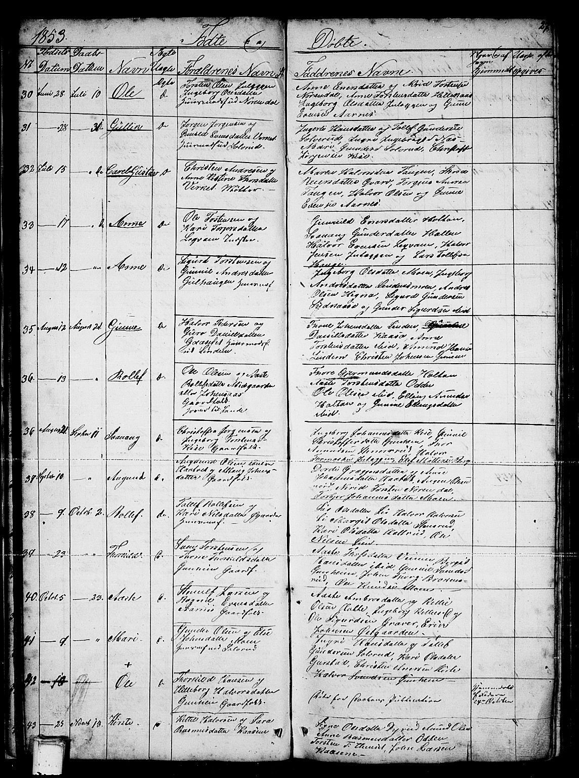 Sauherad kirkebøker, AV/SAKO-A-298/G/Gb/L0001: Parish register (copy) no. II 1, 1845-1865, p. 27