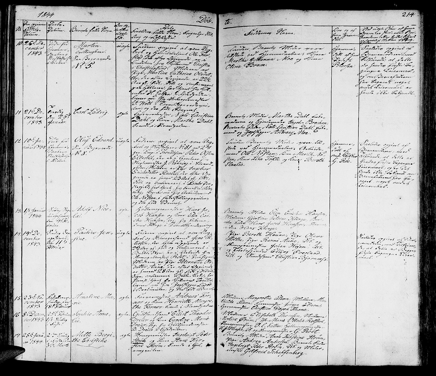 Ministerialprotokoller, klokkerbøker og fødselsregistre - Sør-Trøndelag, AV/SAT-A-1456/602/L0136: Parish register (copy) no. 602C04, 1833-1845, p. 214