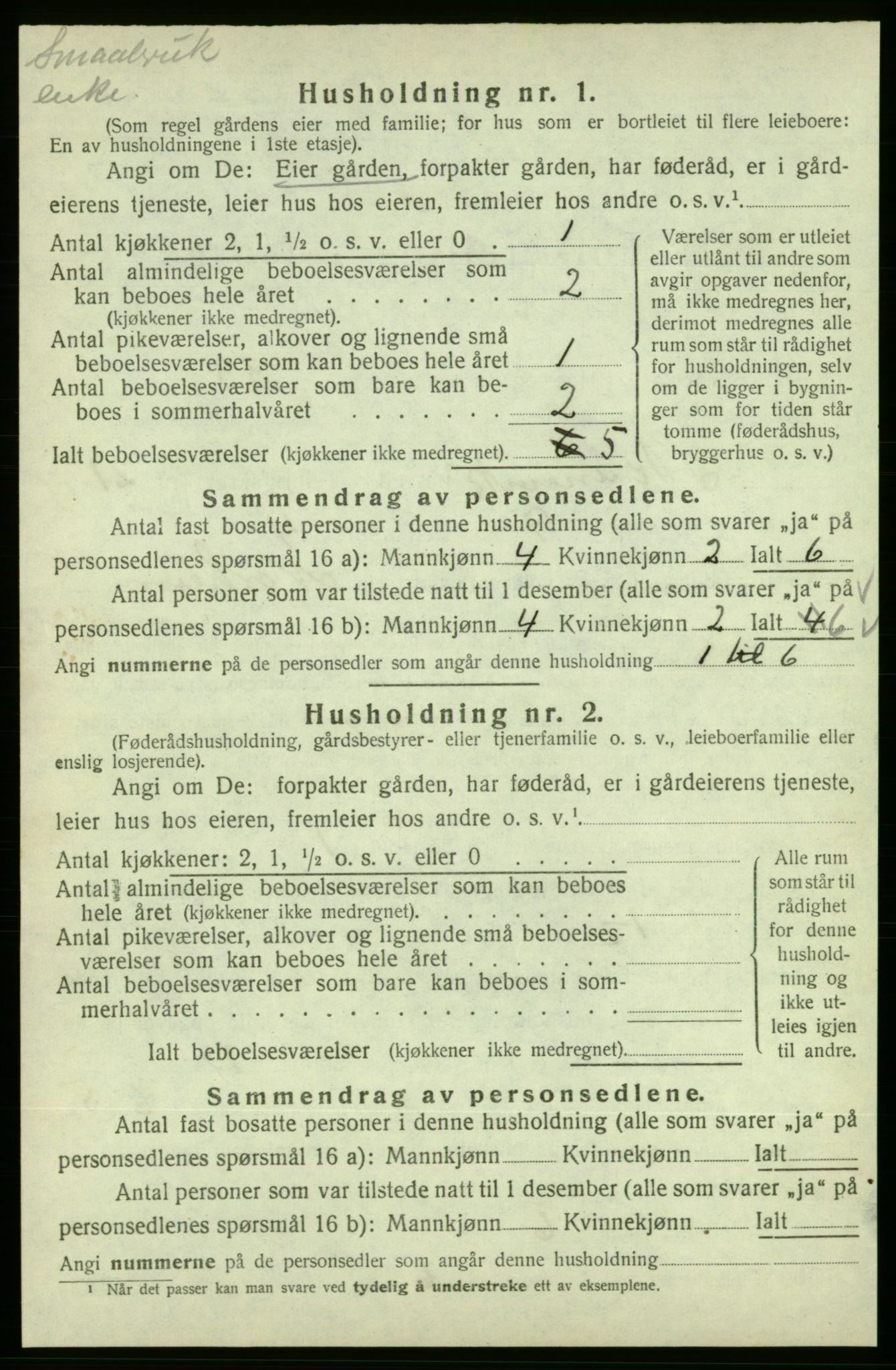 SAB, 1920 census for Skånevik, 1920, p. 2239