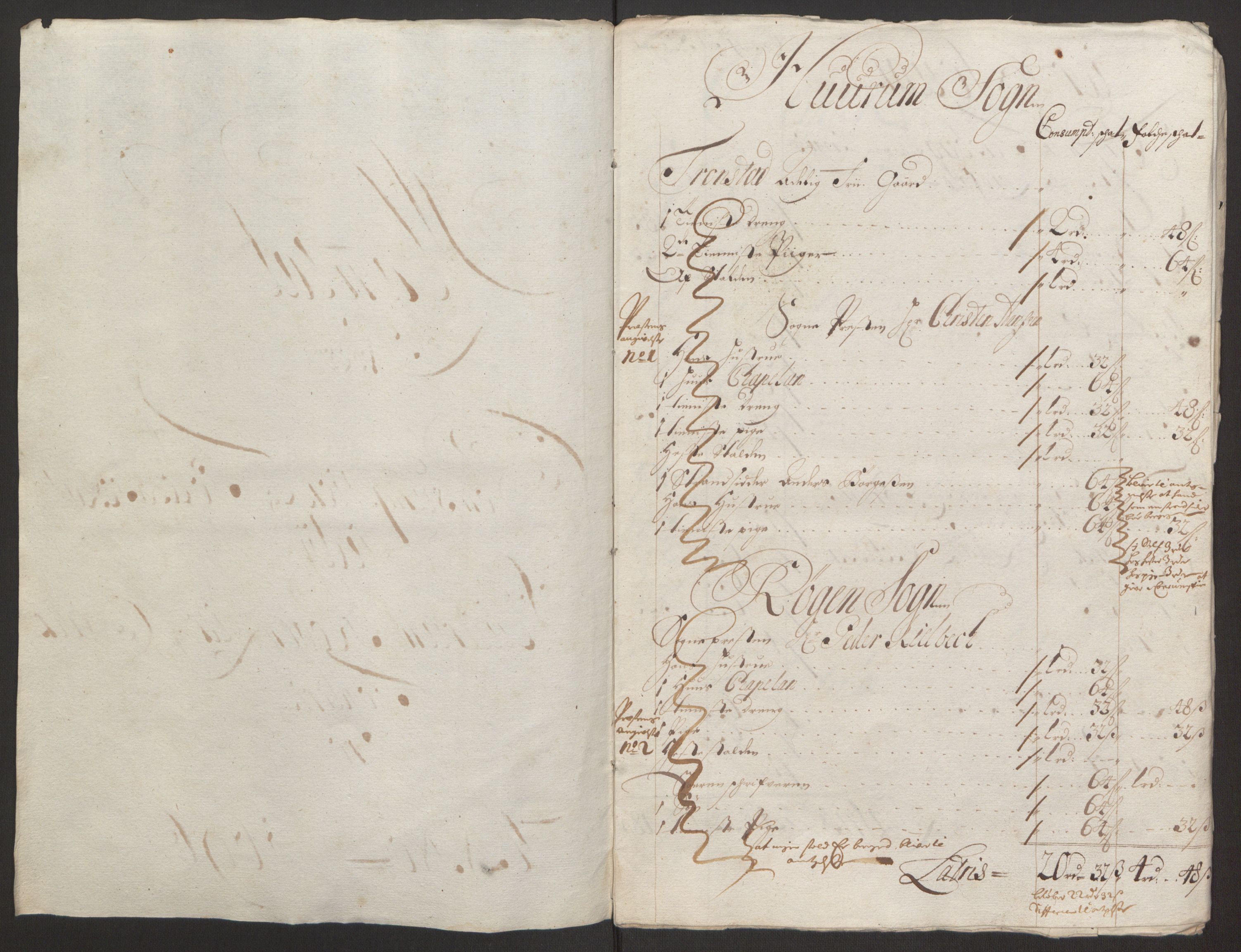 Rentekammeret inntil 1814, Reviderte regnskaper, Fogderegnskap, RA/EA-4092/R30/L1694: Fogderegnskap Hurum, Røyken, Eiker og Lier, 1694-1696, p. 426
