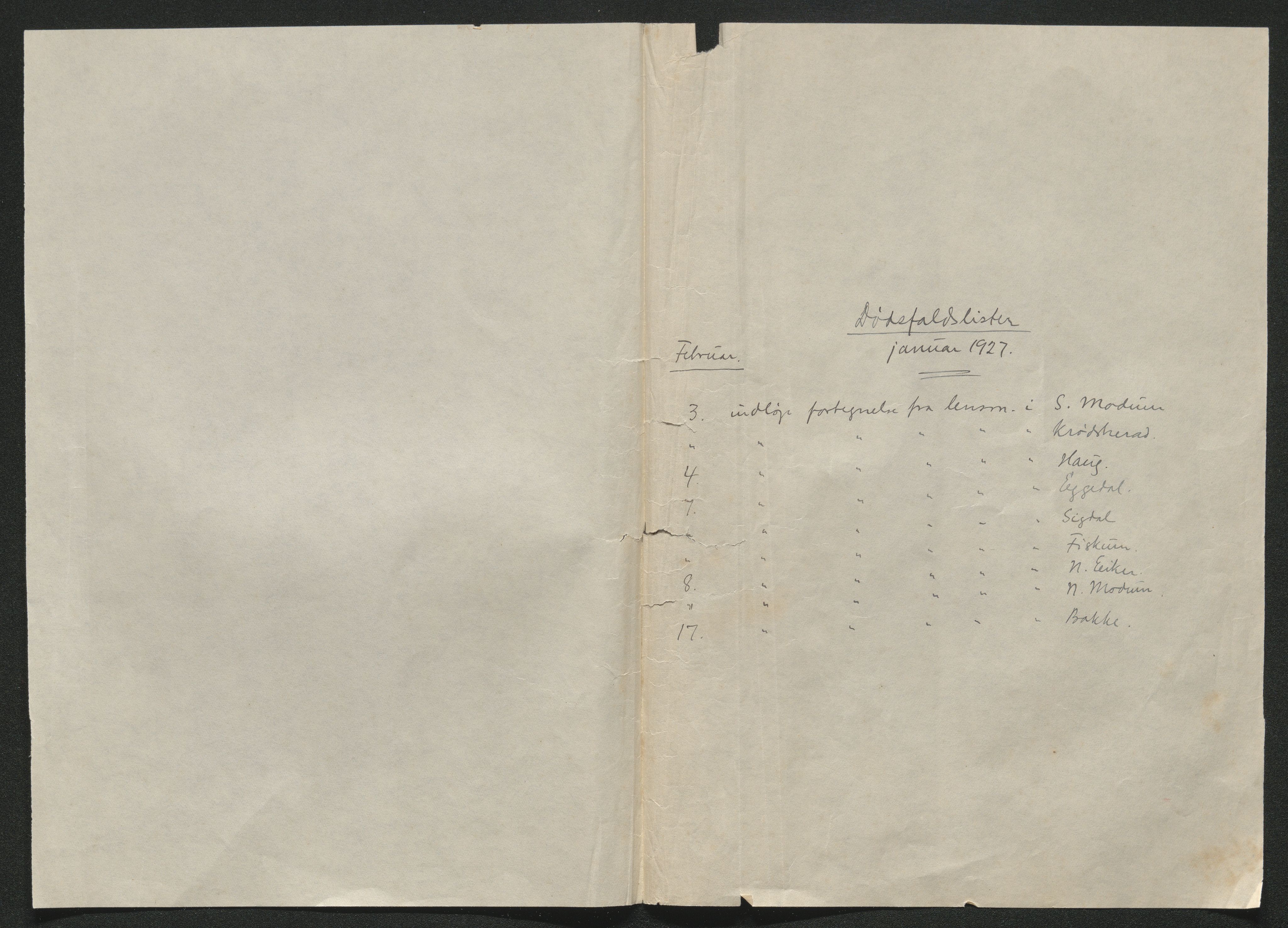 Eiker, Modum og Sigdal sorenskriveri, AV/SAKO-A-123/H/Ha/Hab/L0044: Dødsfallsmeldinger, 1926-1927, p. 576