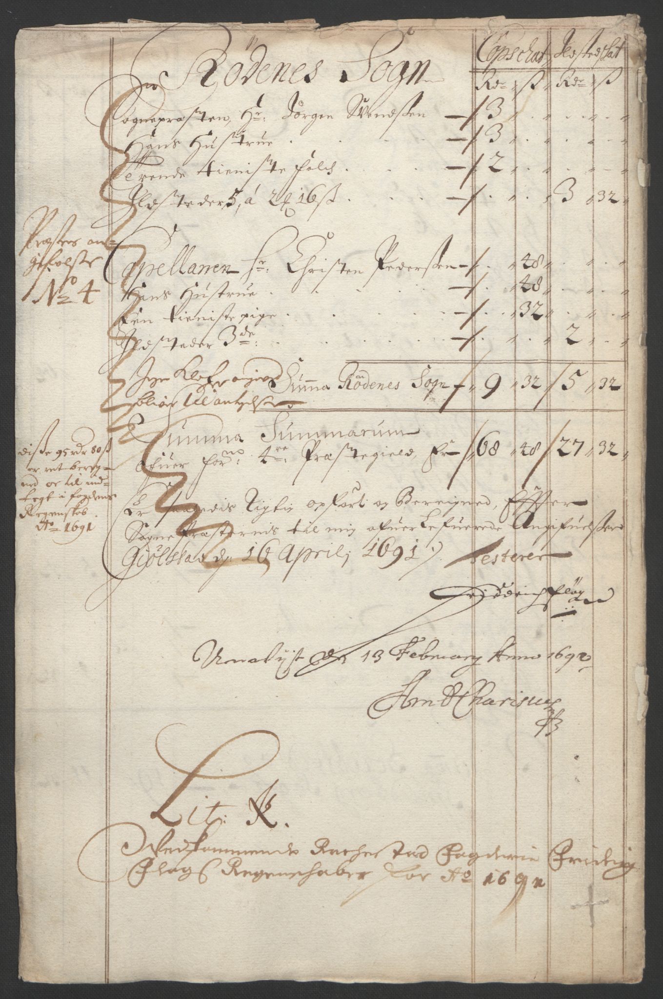 Rentekammeret inntil 1814, Reviderte regnskaper, Fogderegnskap, RA/EA-4092/R05/L0278: Fogderegnskap Rakkestad, 1691-1693, p. 96