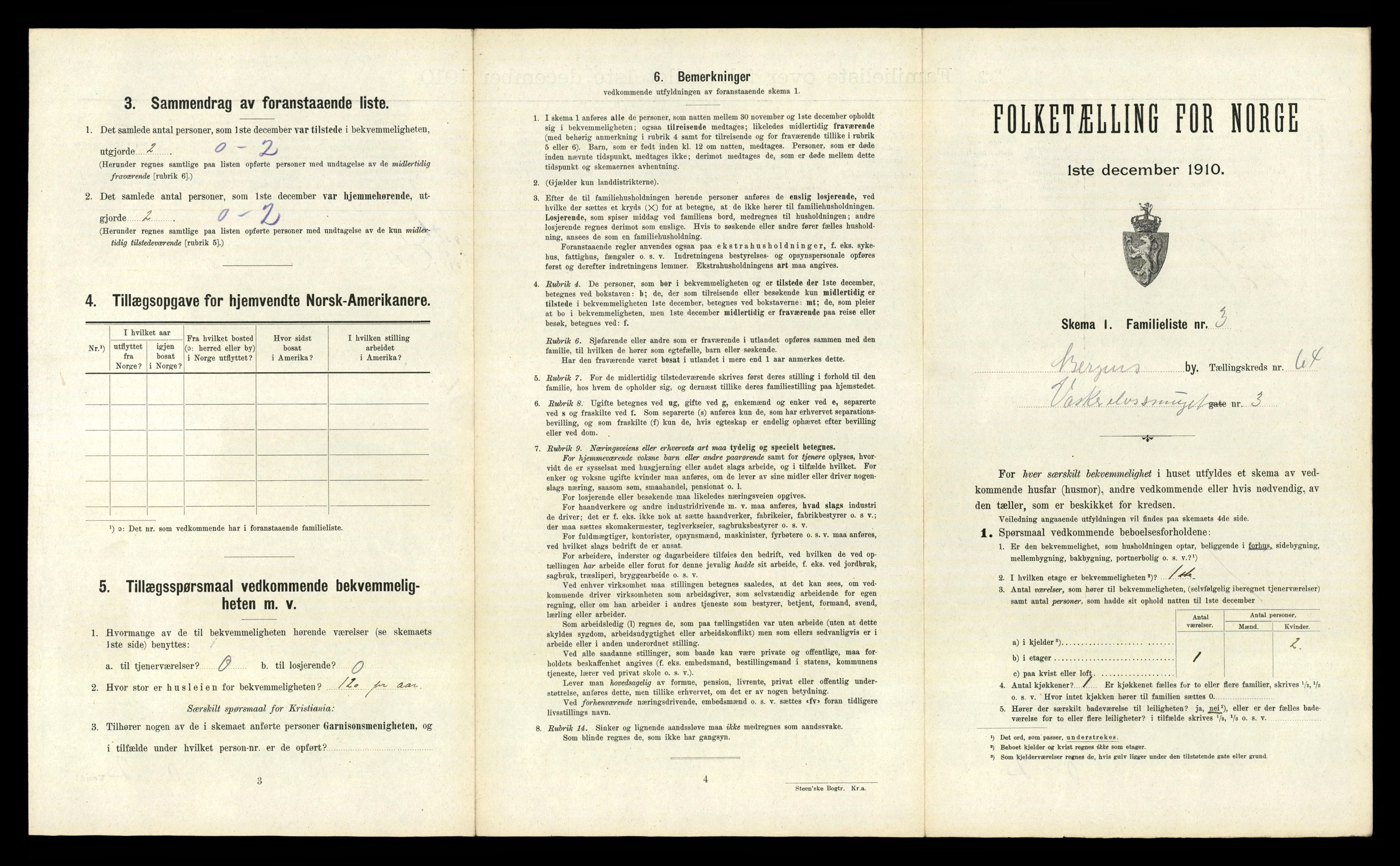 RA, 1910 census for Bergen, 1910, p. 21945